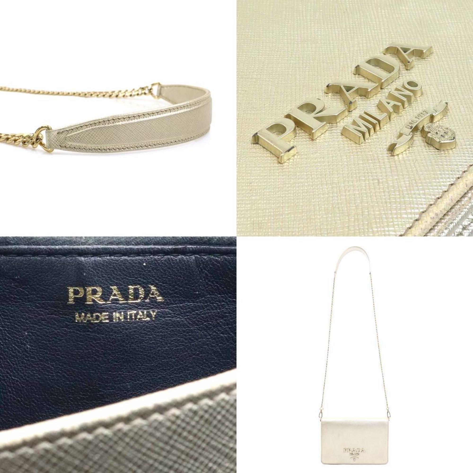 Leather Shoulder Bag (Pre-Owned) - Prada - Modalova