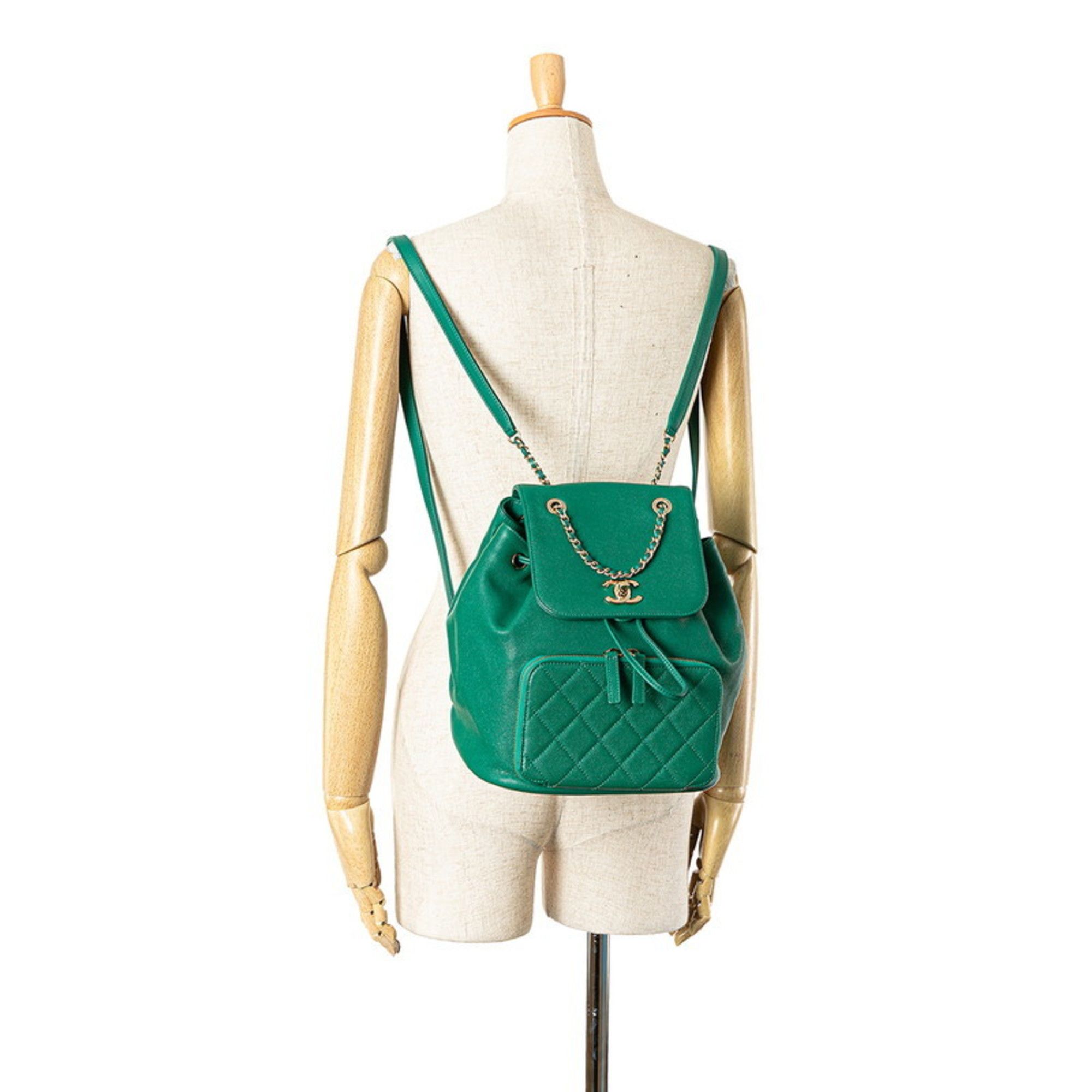 Grained Calfskin Backpack (Pre-Owned) - Chanel - Modalova