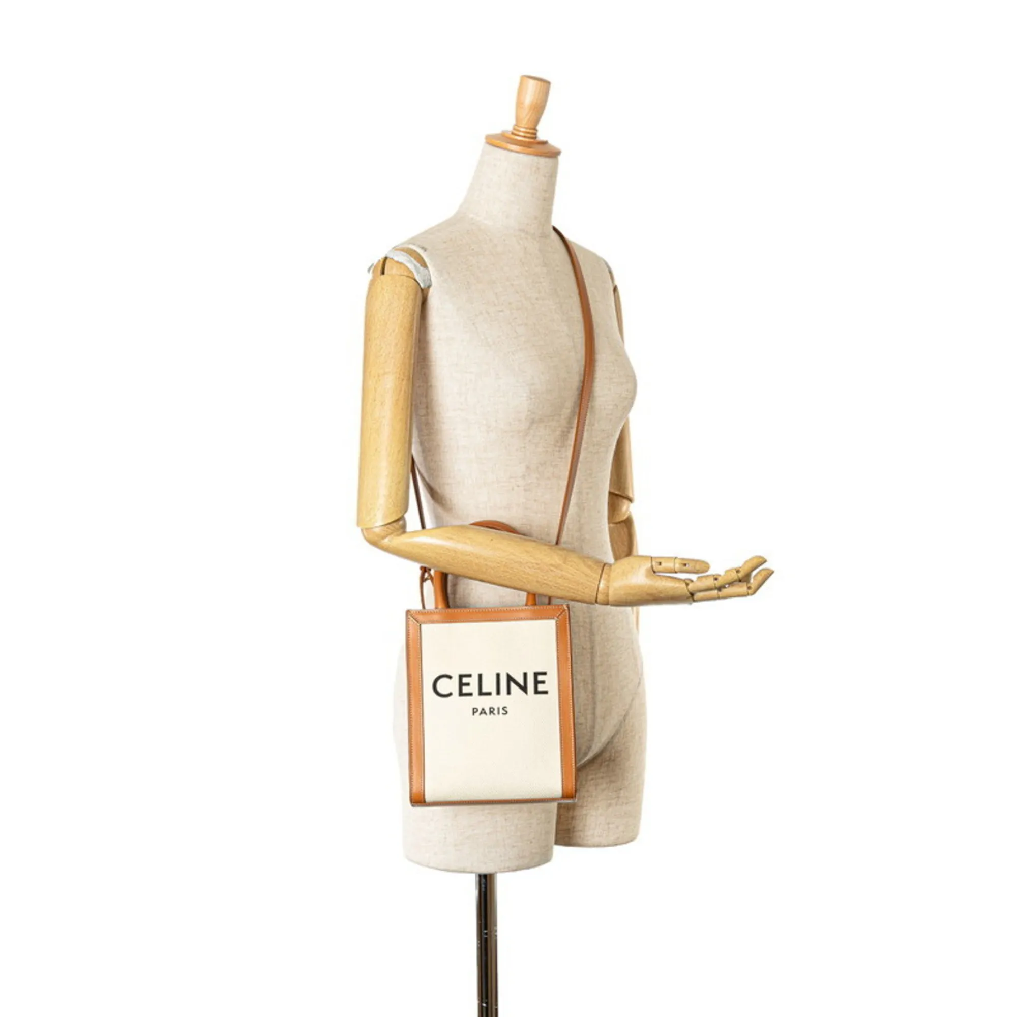 Canvas Leather Handbag Shoulder Bag (Pre-Owned) - Celine - Modalova
