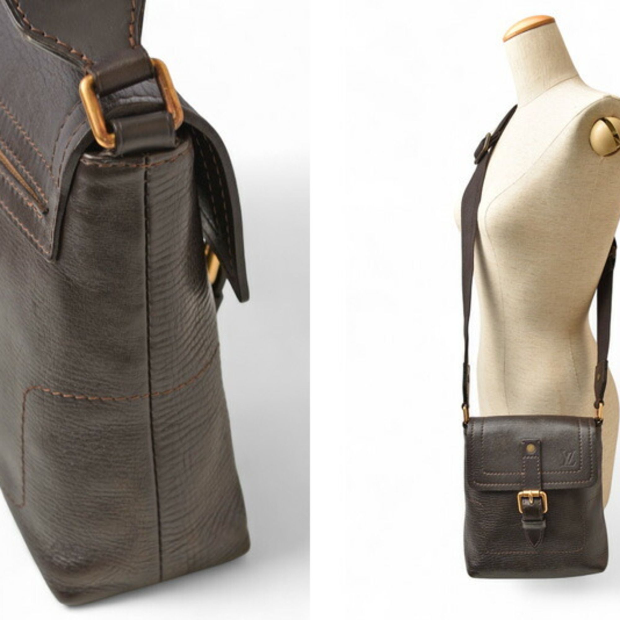 Utah Leather Shoulder Bag (Pre-Owned) - Louis Vuitton - Modalova