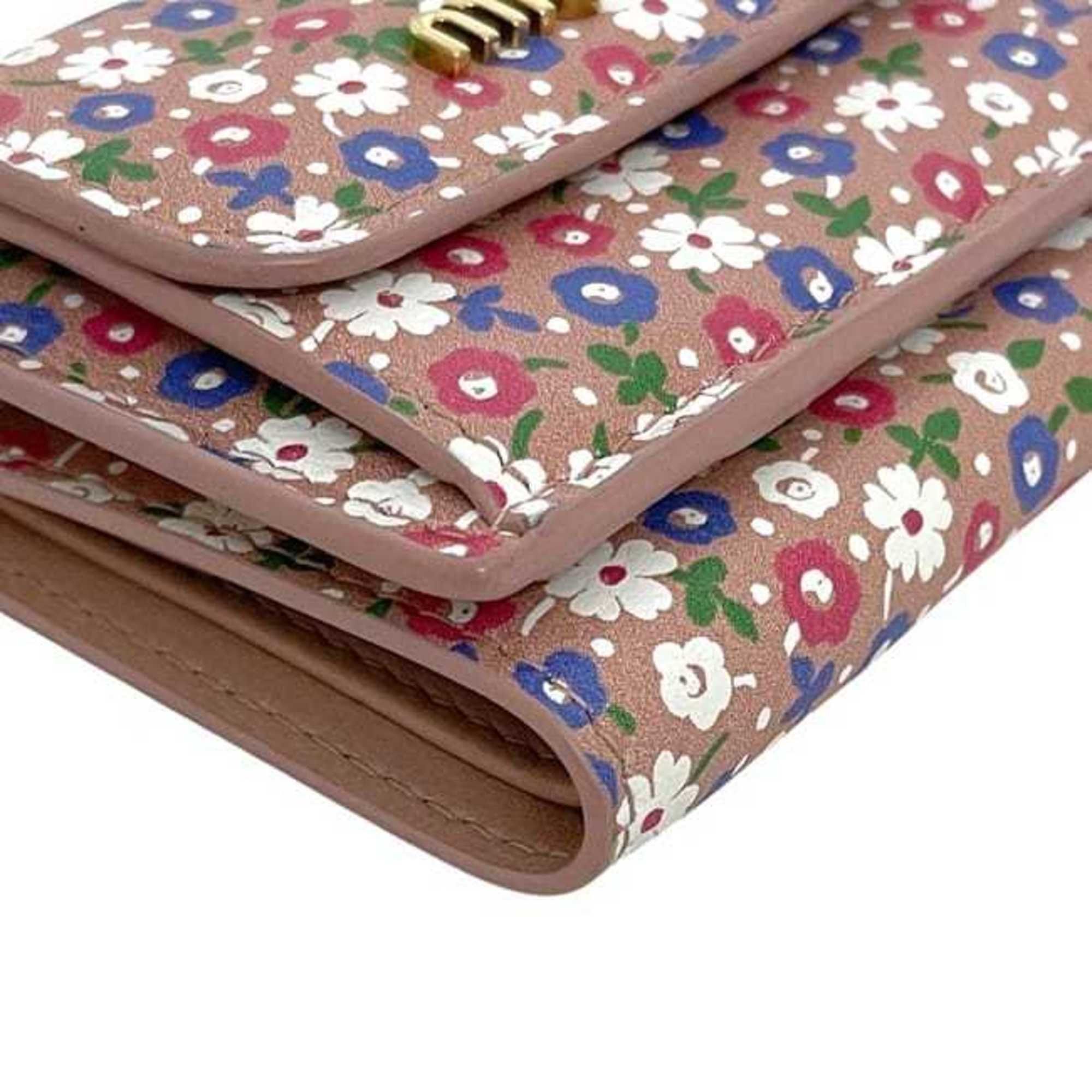 Leather Wallet (Tri-Fold) (Pre-Owned) - Miu Miu - Modalova