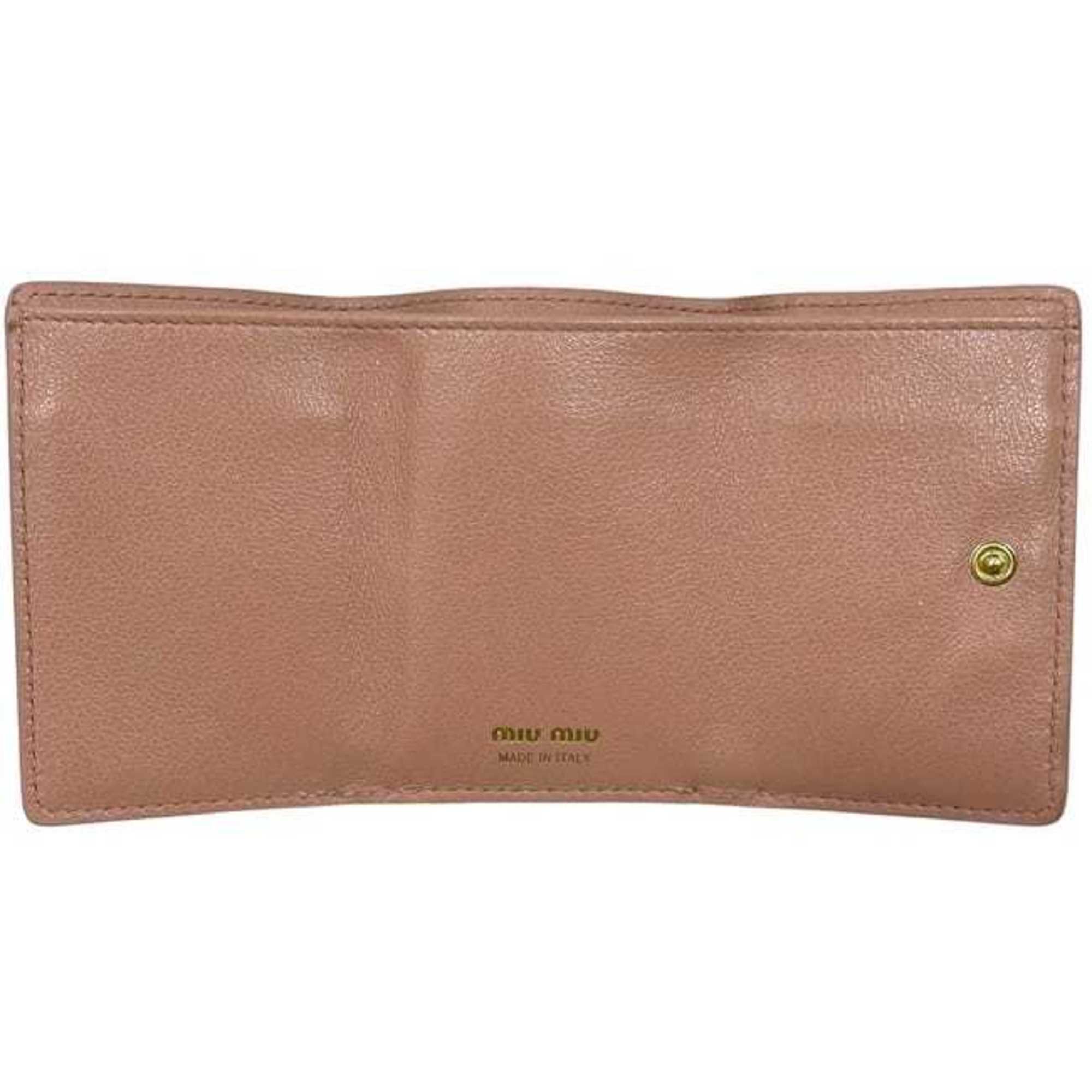 Leather Wallet (Tri-Fold) (Pre-Owned) - Miu Miu - Modalova
