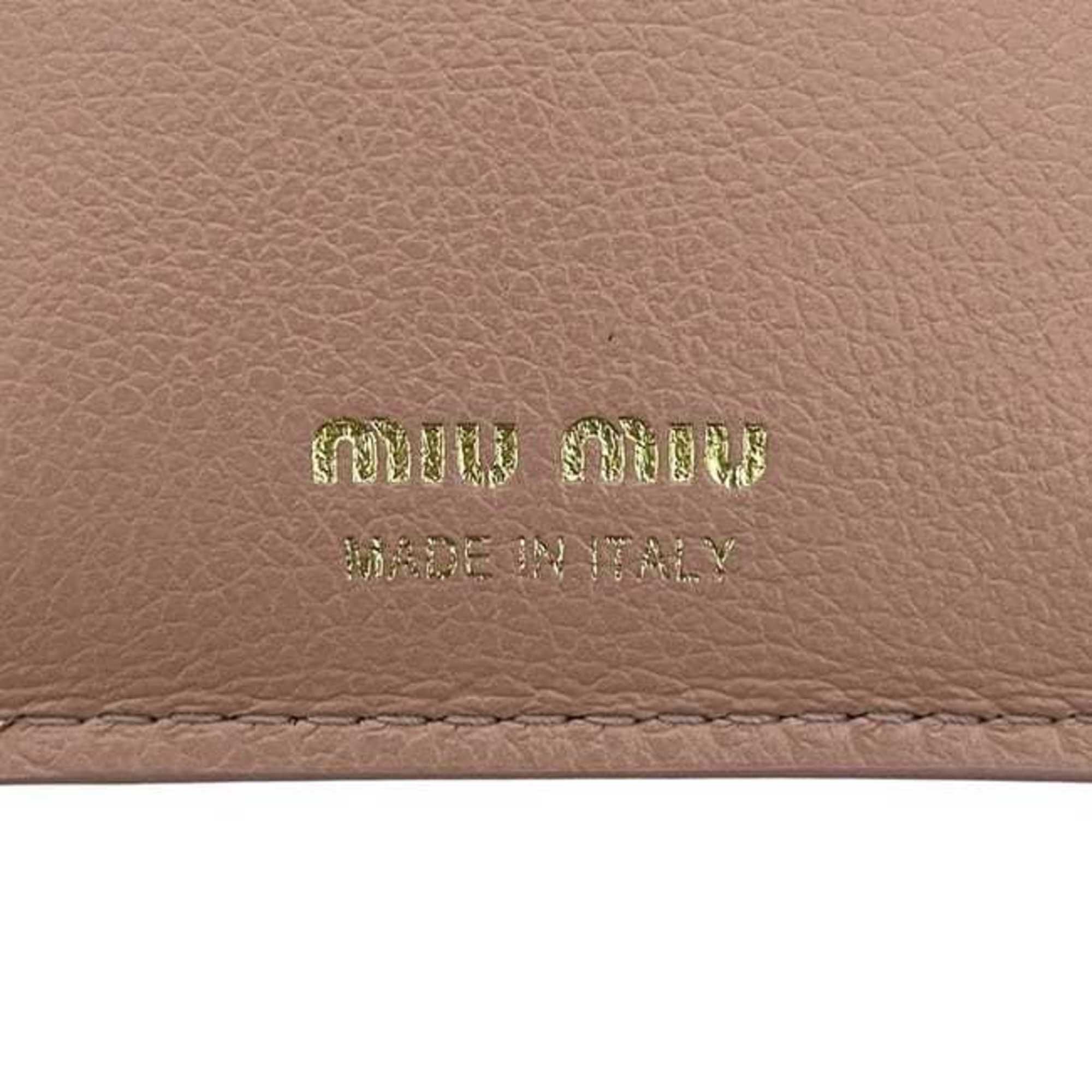 Leather Wallet (Tri-Fold) (Pre-Owned) - Miu Miu - Modalova