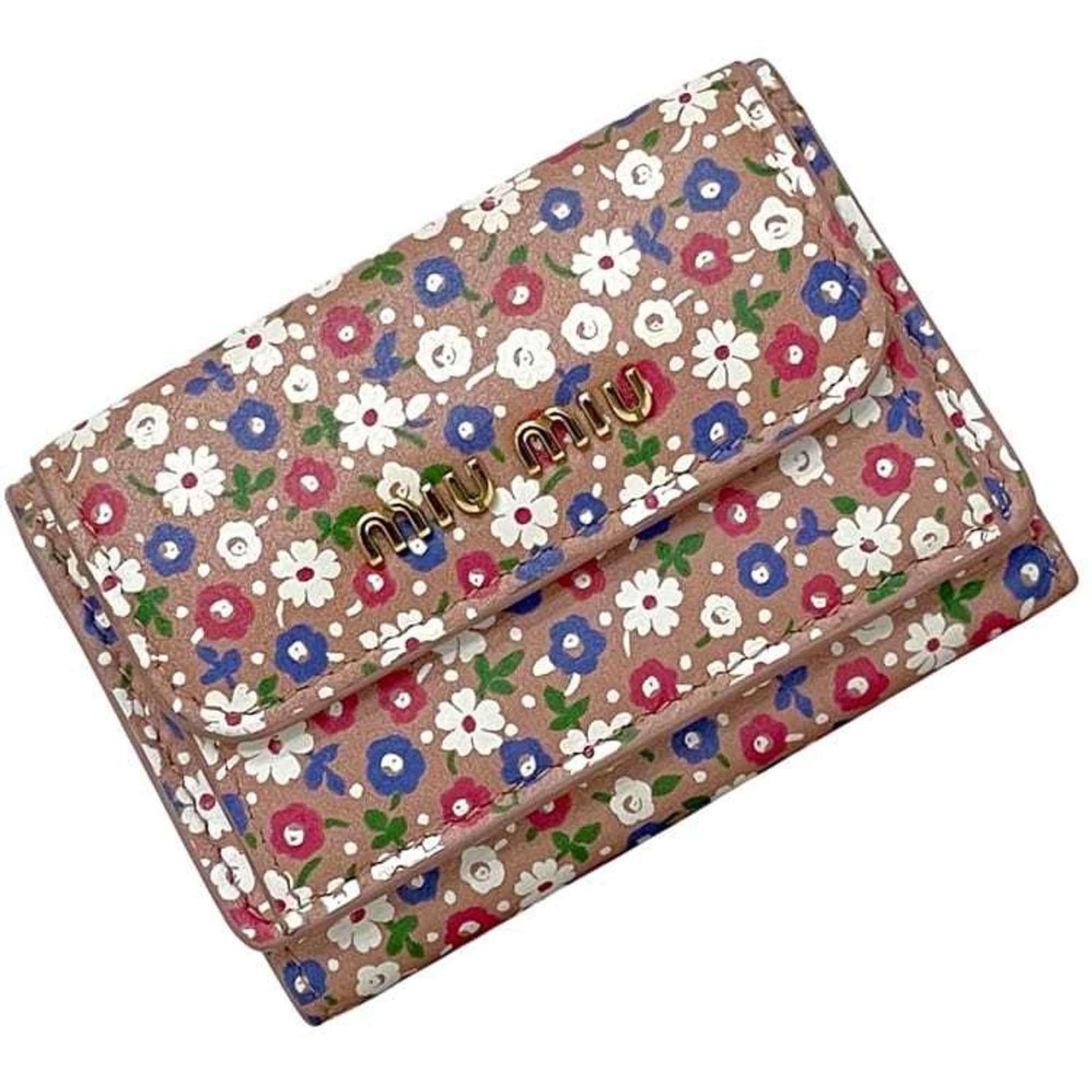 Leather Wallet (Tri-Fold) (Pre-Owned) - Miu Miu - Modalova