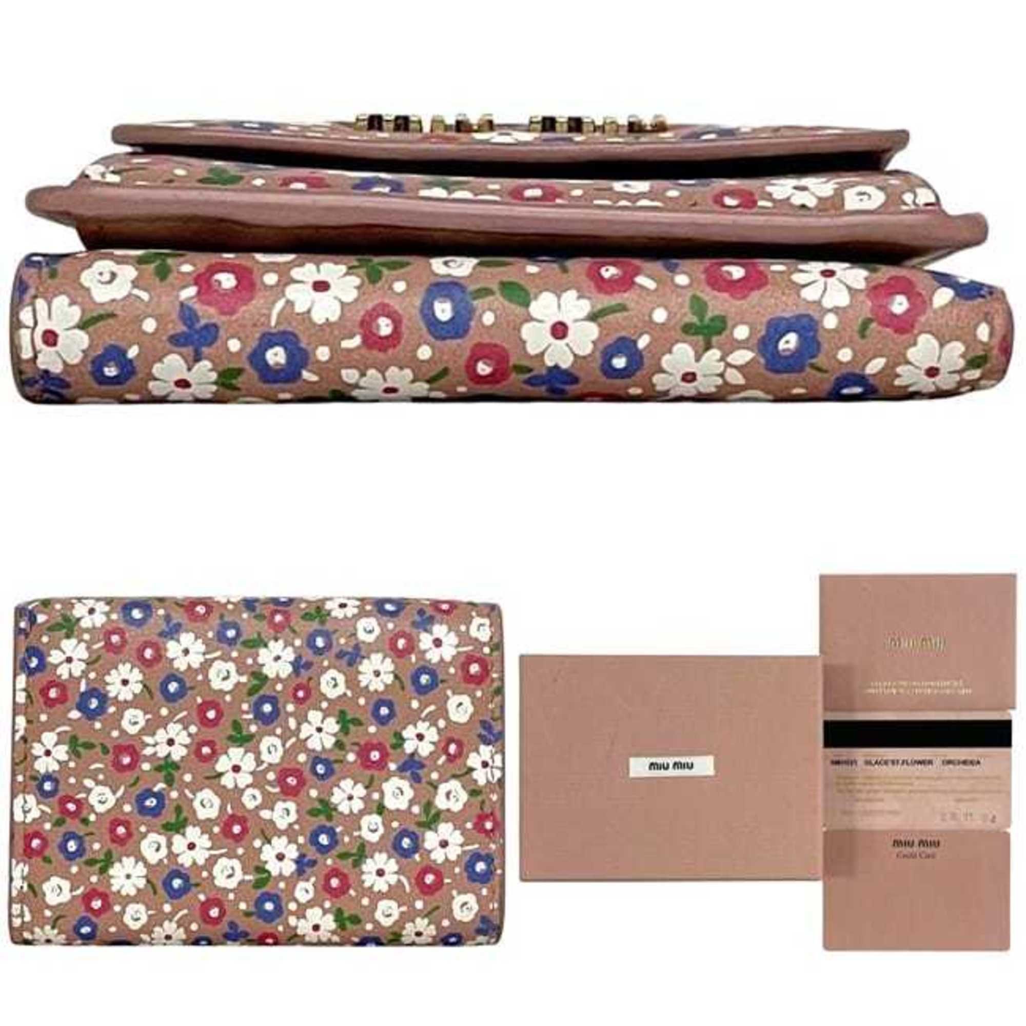 Leather Wallet (Tri-Fold) (Pre-Owned) - Miu Miu - Modalova