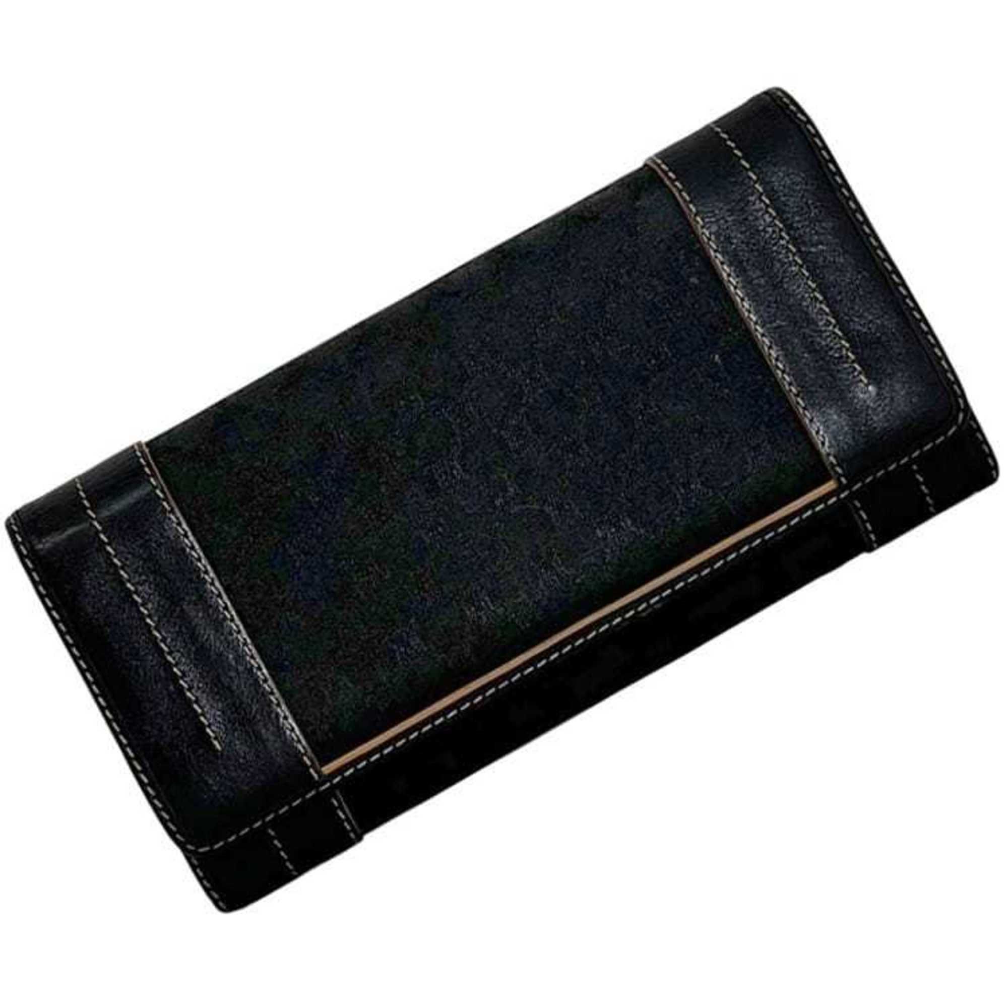 Canvas Leather Long Wallet (Bi-Fold) (Pre-Owned) - Celine - Modalova