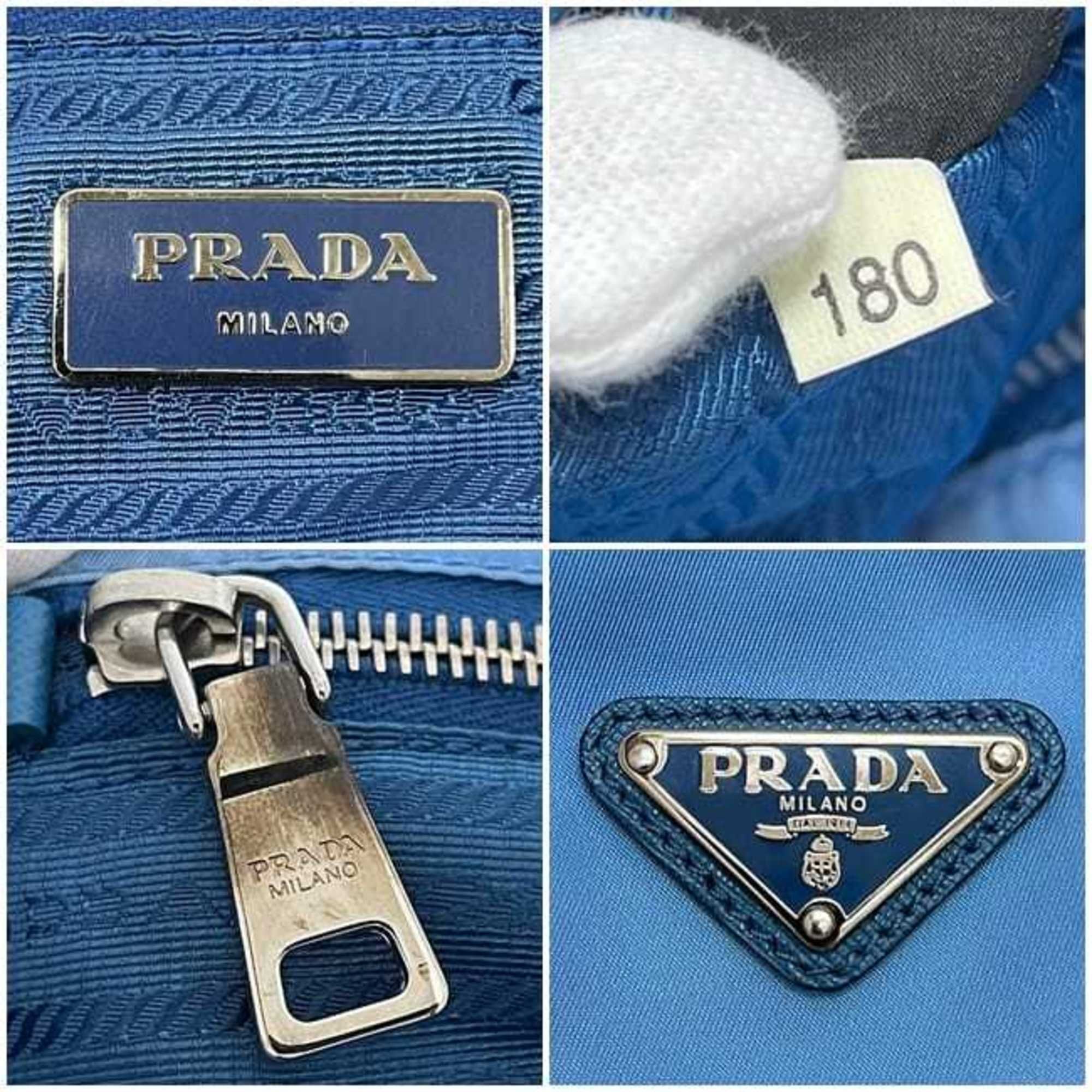 Light Nylon Saffiano Triangle Tote Bag (Pre-Owned) - Prada - Modalova