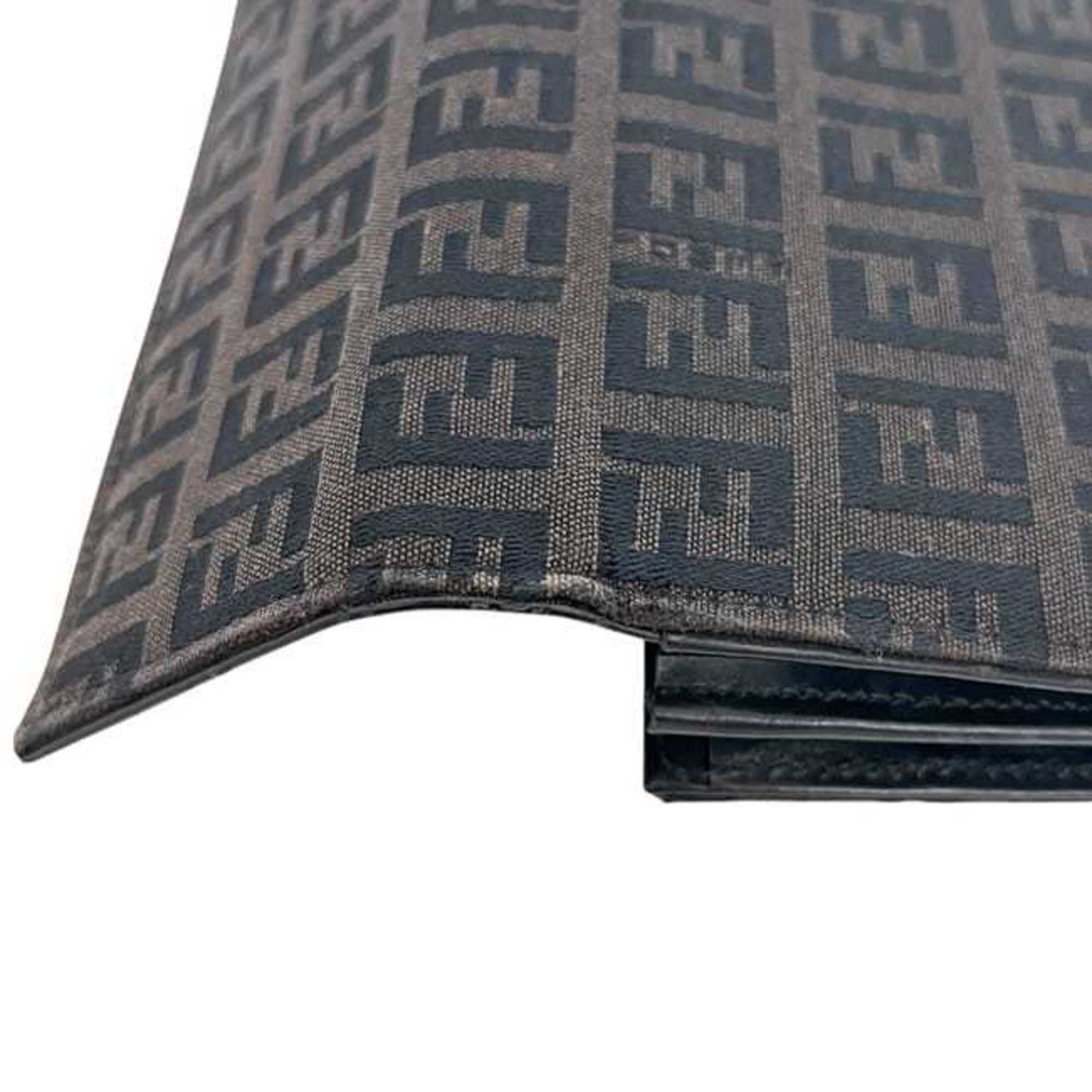 Canvas Leather Long Wallet (Bi-Fold) (Pre-Owned) - Fendi - Modalova
