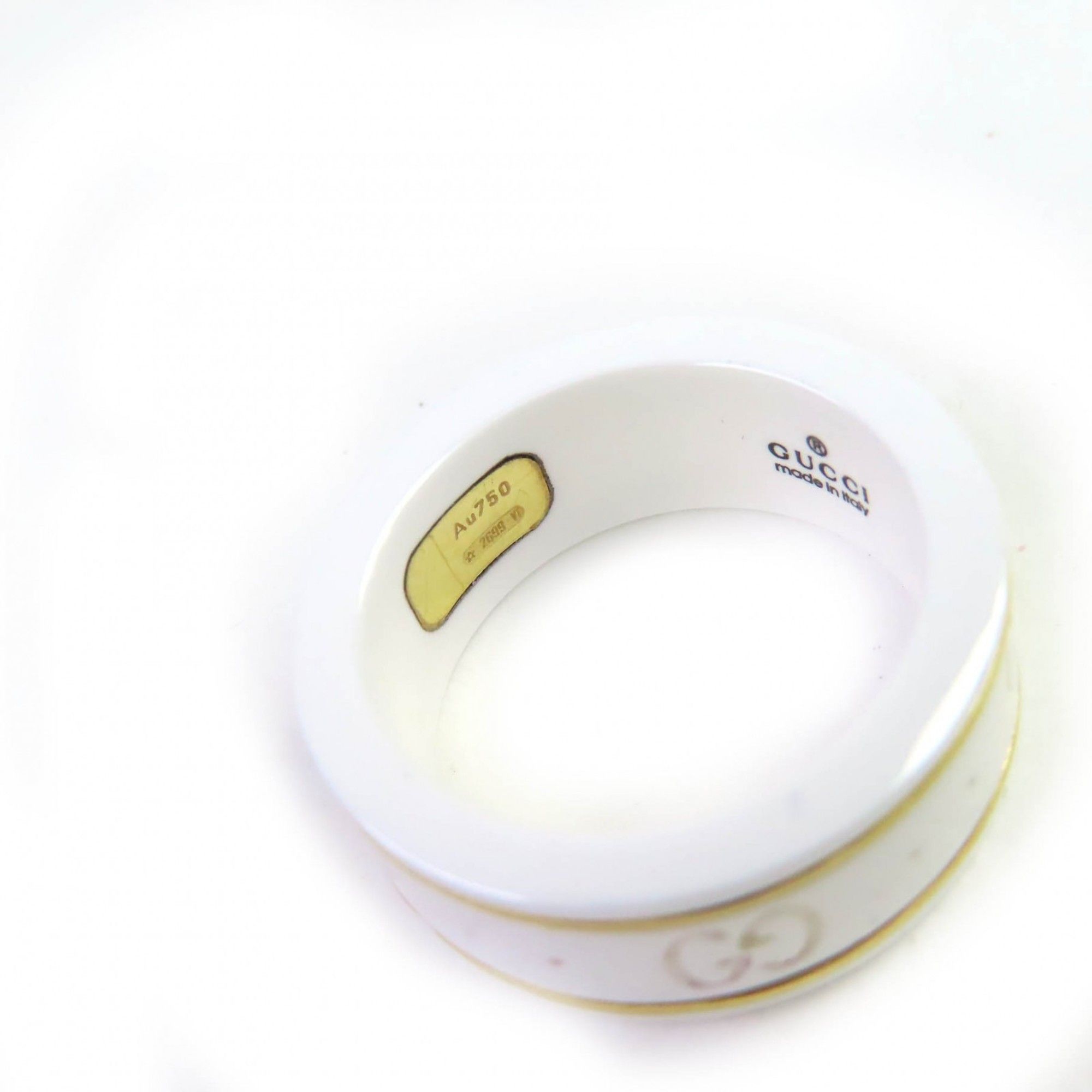 Ceramic Band Ring (Pre-Owned) - Gucci - Modalova