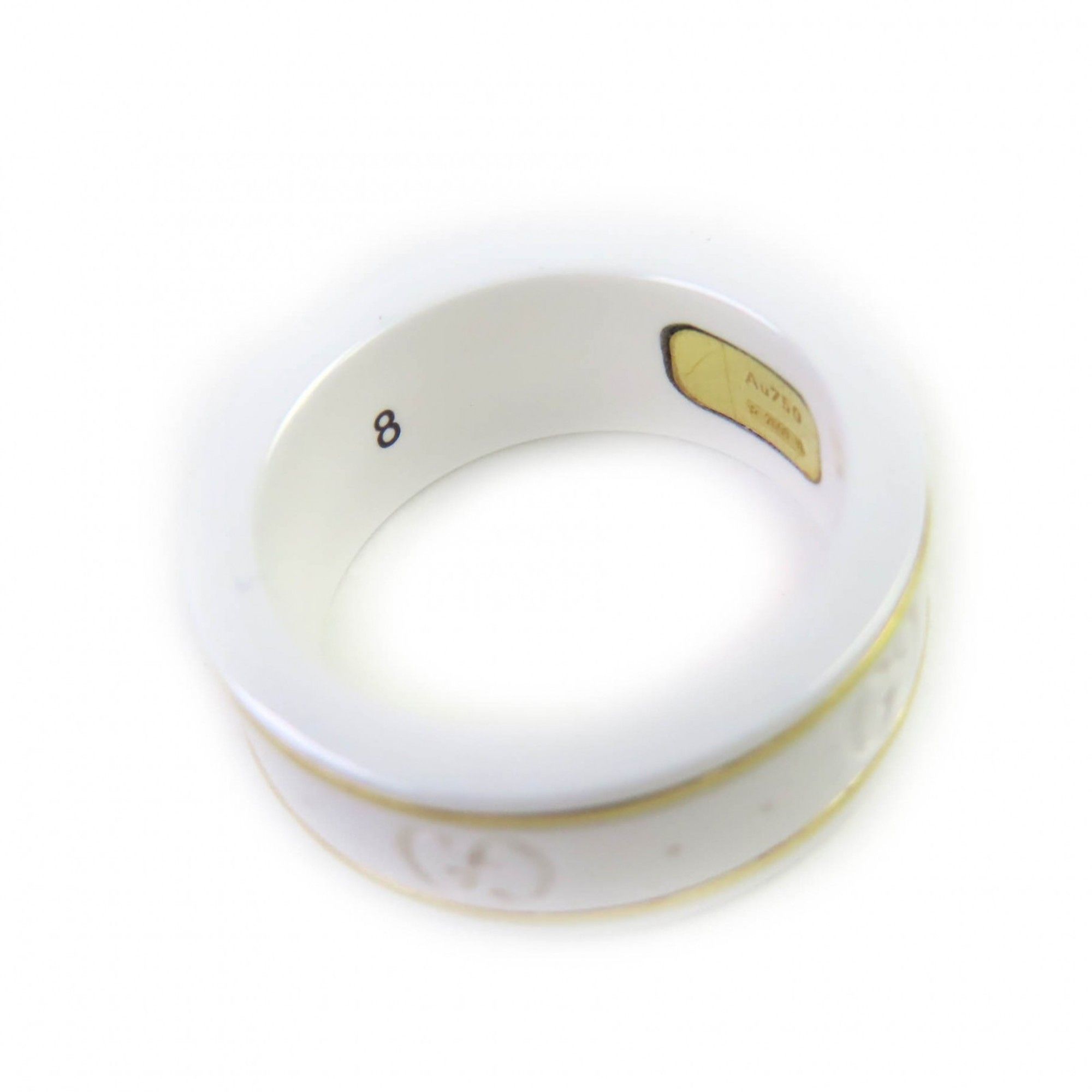 Ceramic Band Ring (Pre-Owned) - Gucci - Modalova