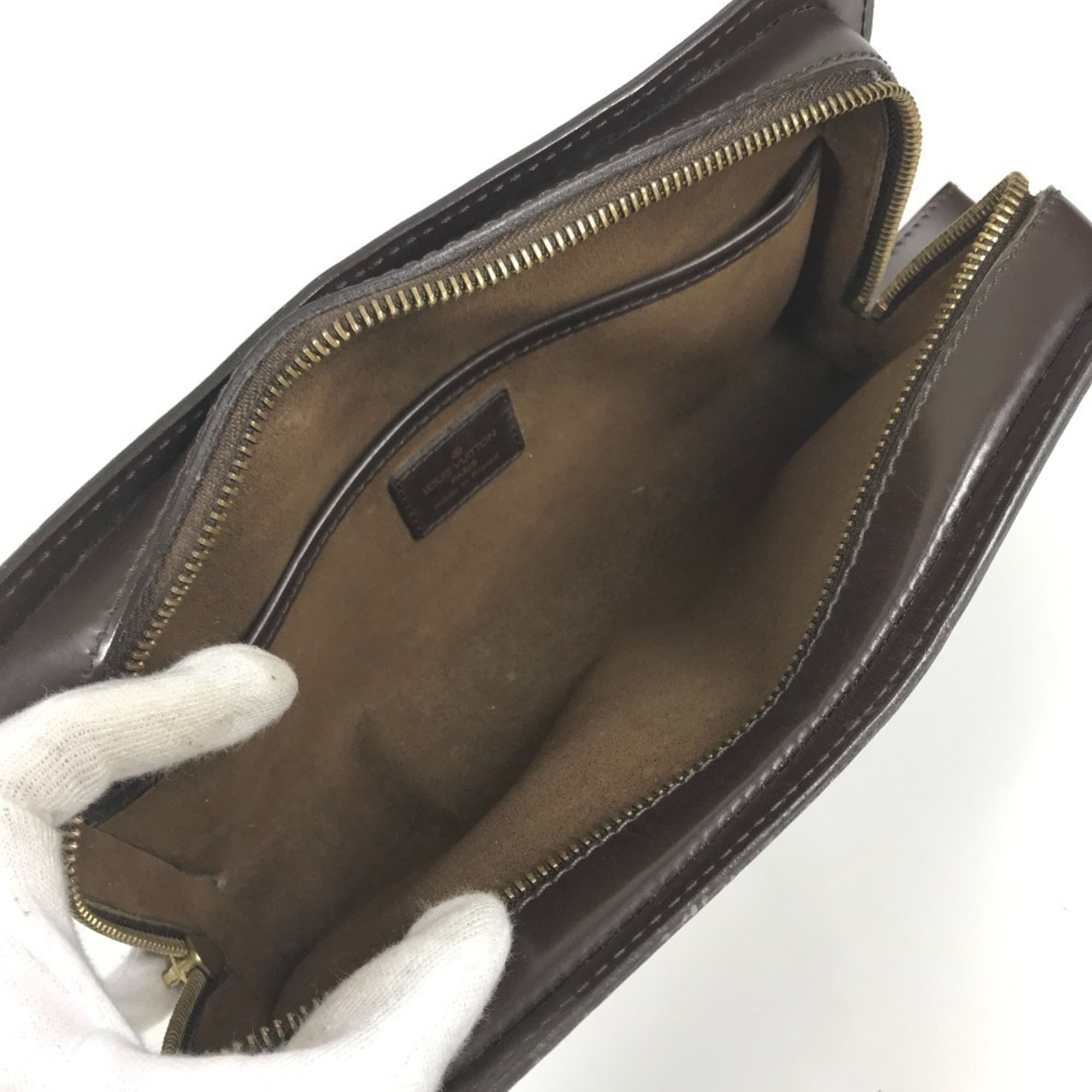 Damier Canvas Clutch Bag Pouch (Pre-Owned) - Louis Vuitton - Modalova
