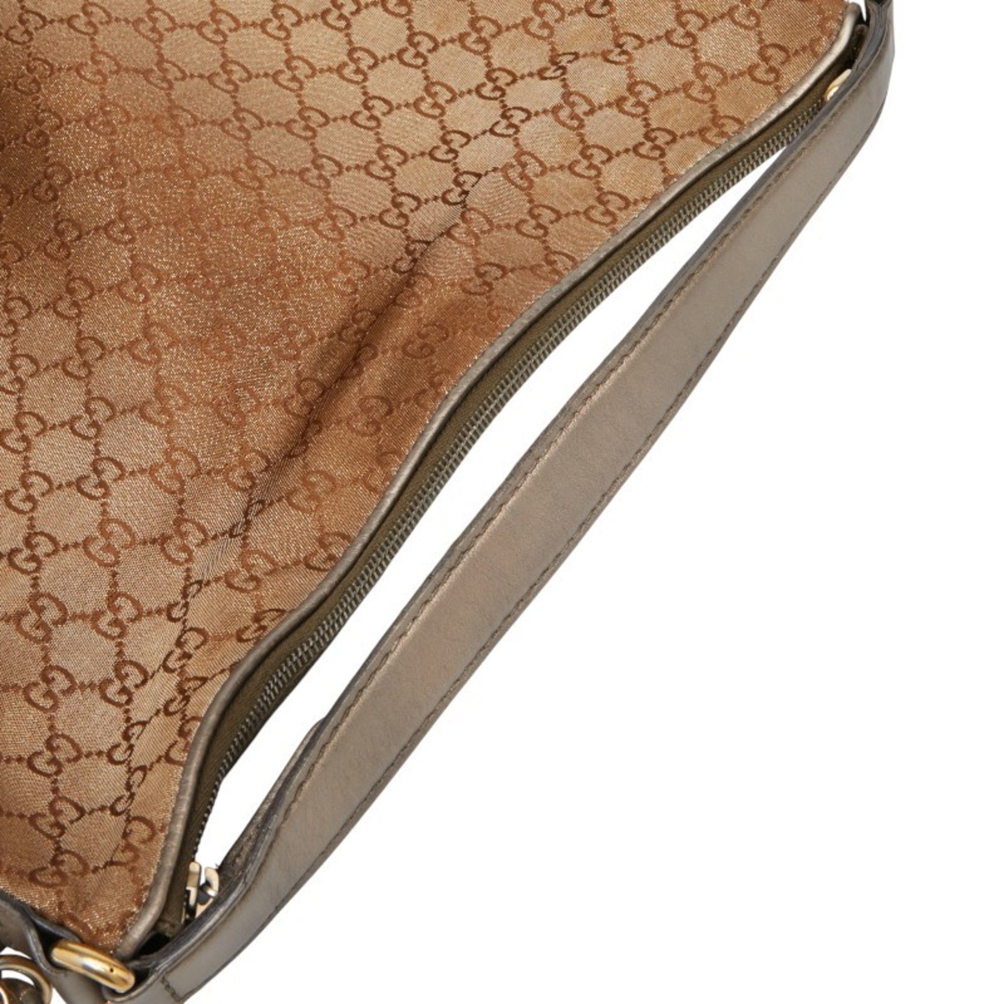 Canvas Leather Shoulder Bag (Pre-Owned) - Gucci - Modalova