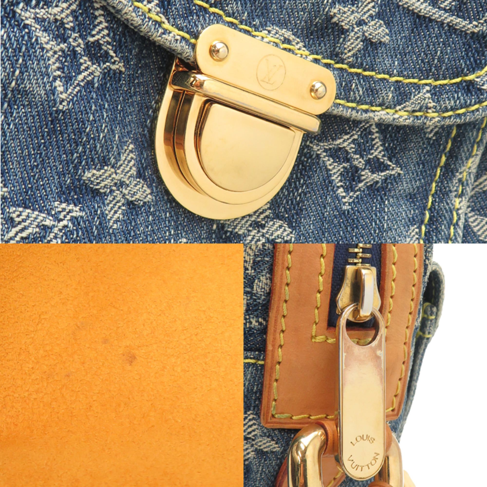 Monogram Denim Shoulder Bag (Pre-Owned) - Louis Vuitton - Modalova