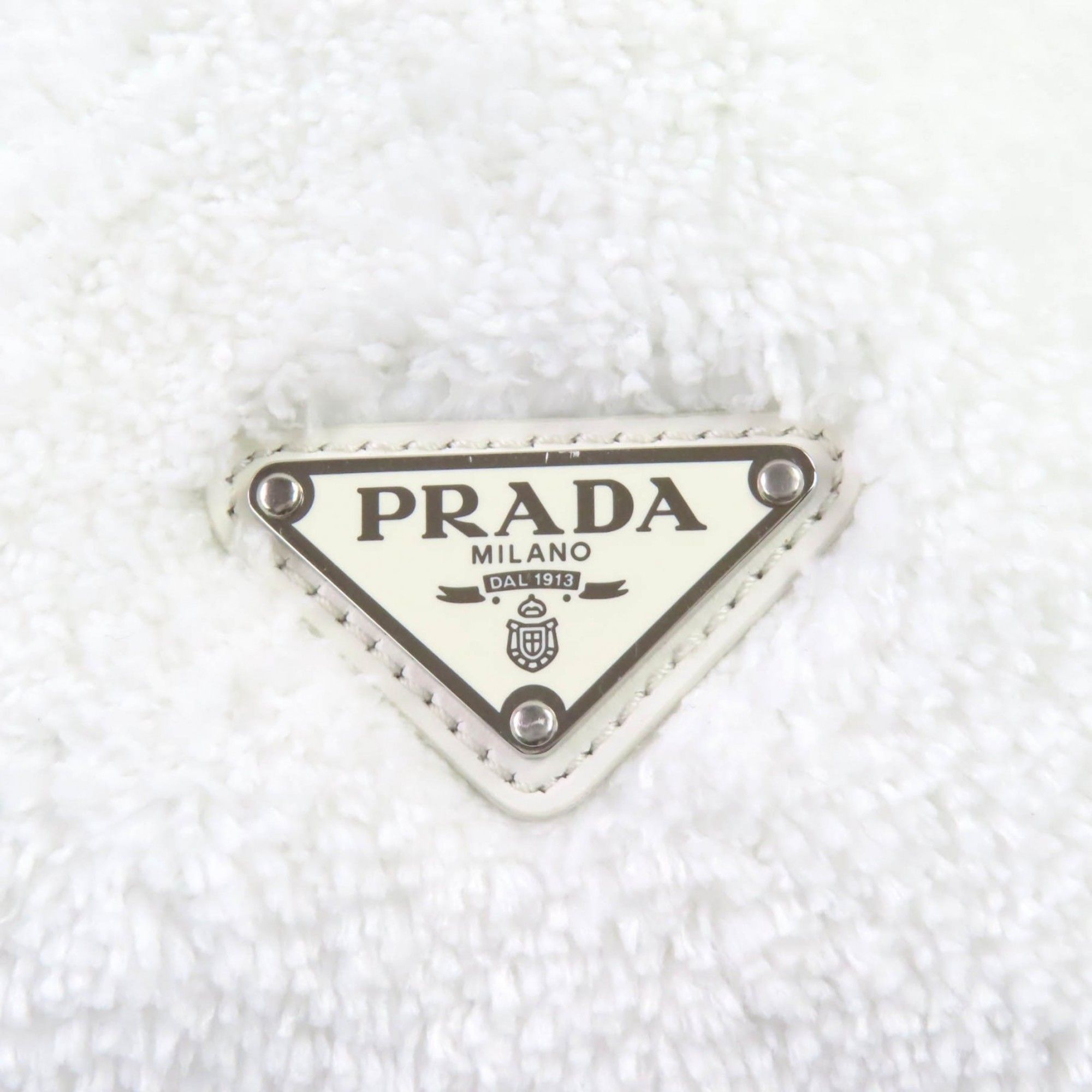 Polyester Leather Tote Bag (Pre-Owned) - Prada - Modalova