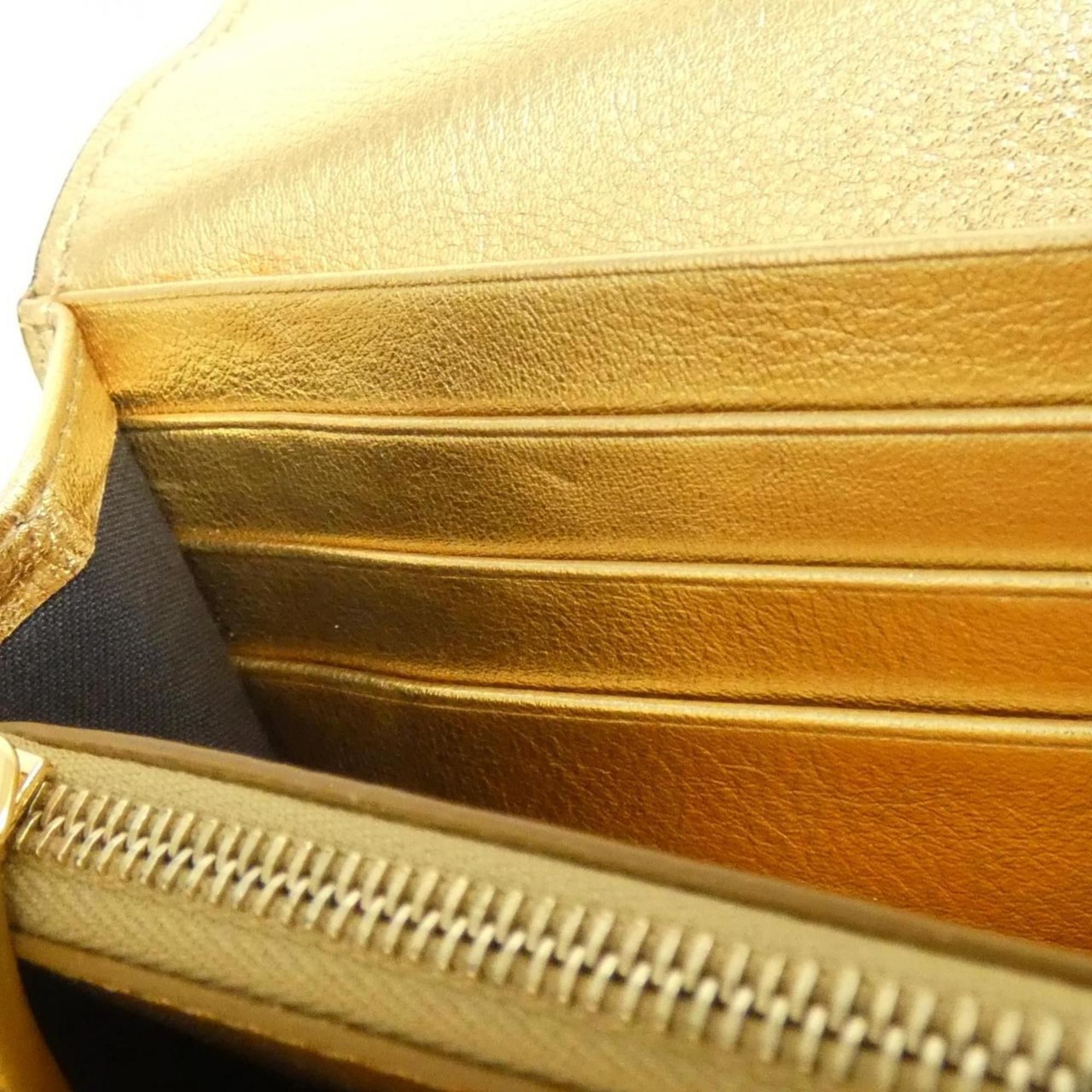 Leather Long Wallet (Bi-Fold) (Pre-Owned) - Fendi - Modalova