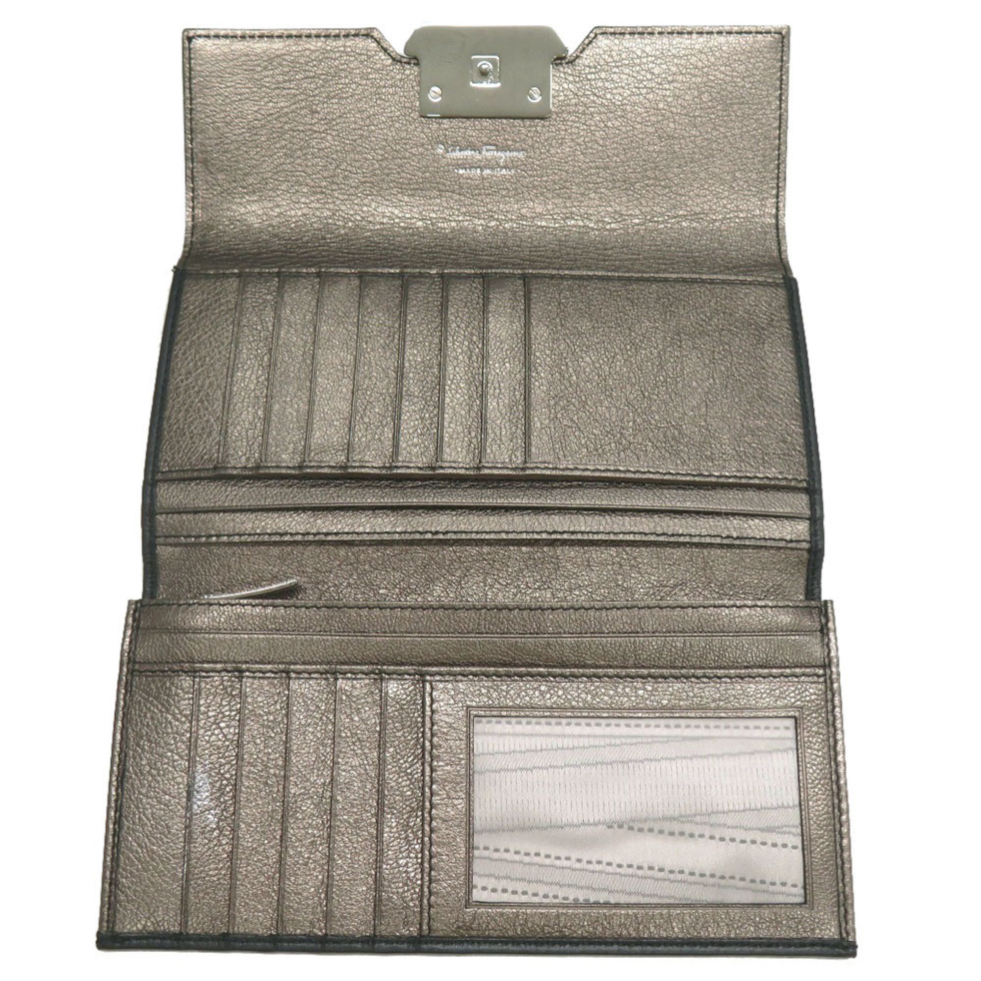 Leather Wallet (Tri-Fold) (Pre-Owned) - Salvatore Ferragamo - Modalova