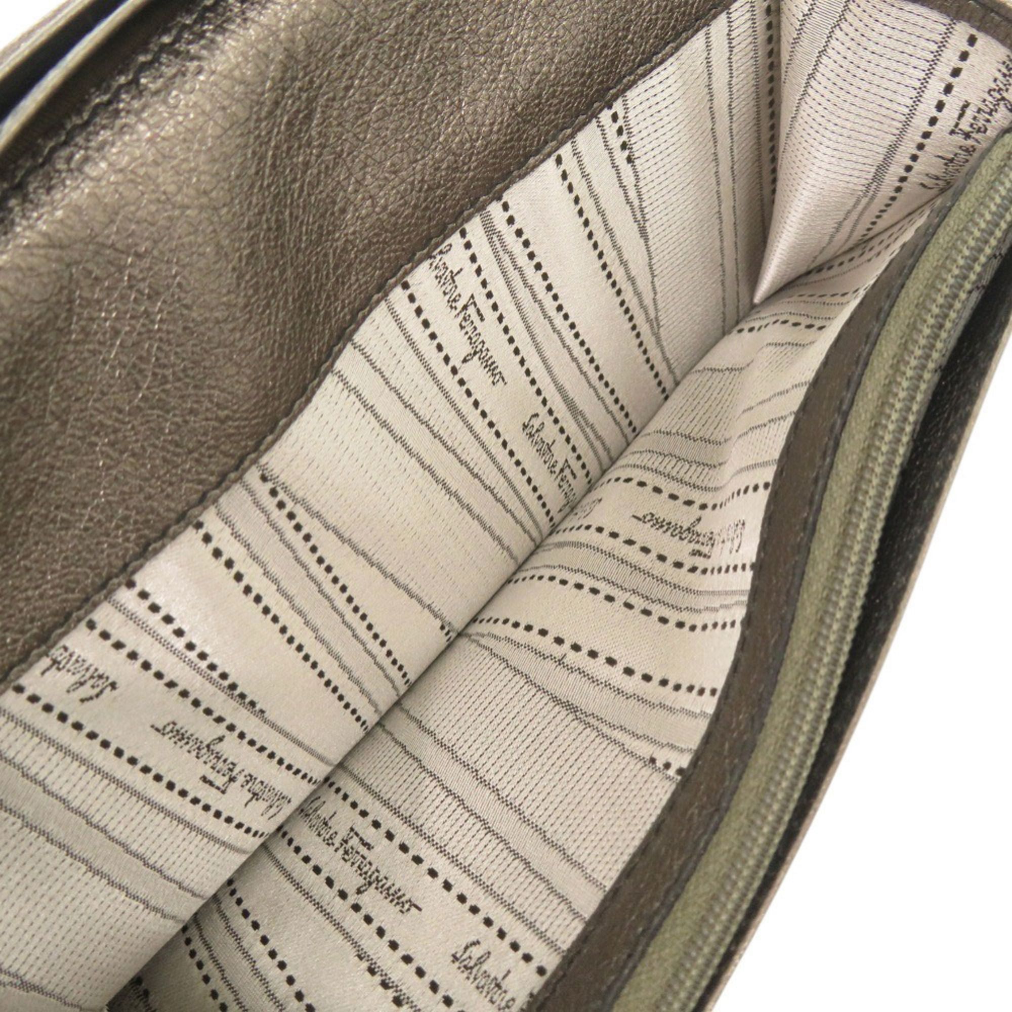 Leather Wallet (Tri-Fold) (Pre-Owned) - Salvatore Ferragamo - Modalova