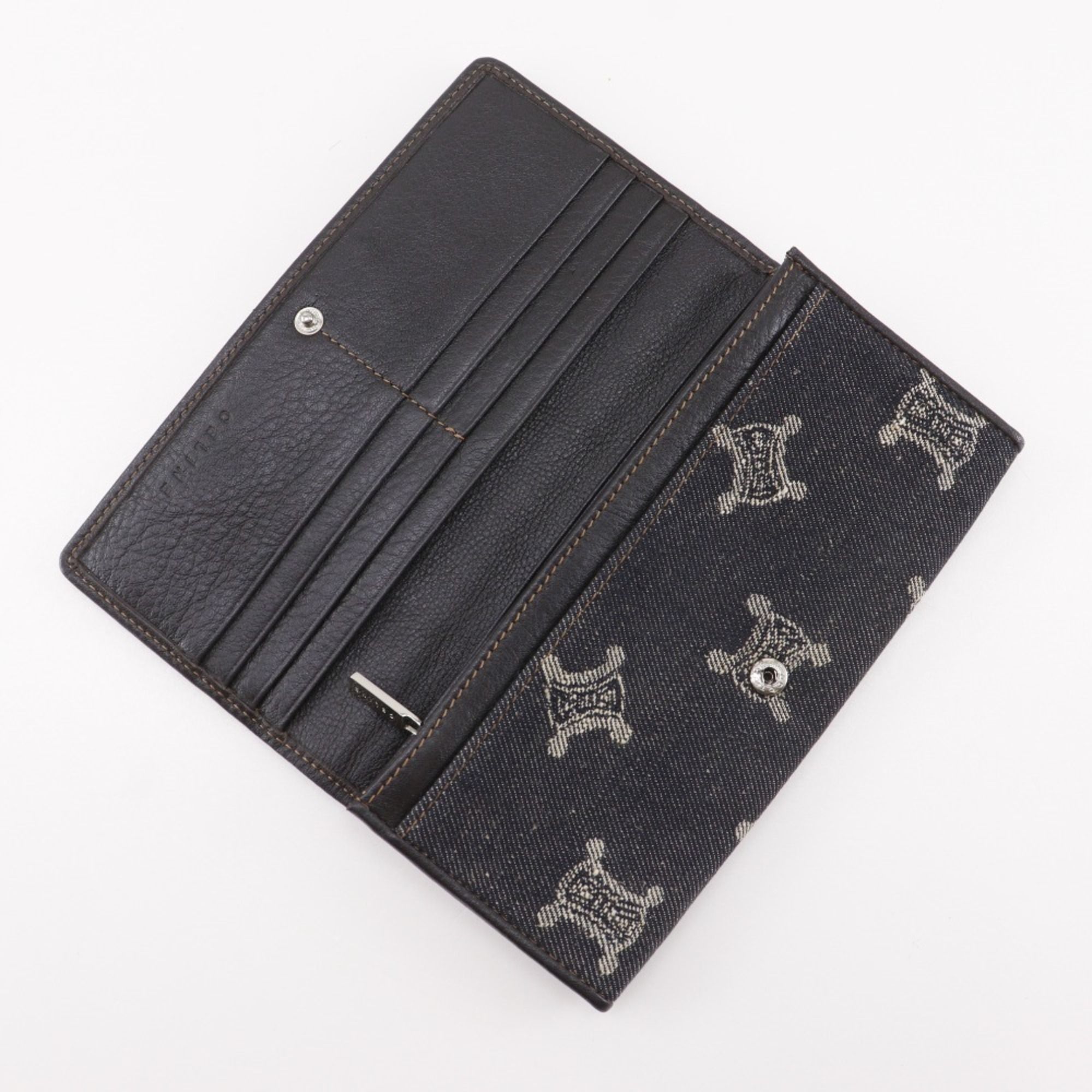 Denim Long Wallet (Bi-Fold) (Pre-Owned) - Celine - Modalova