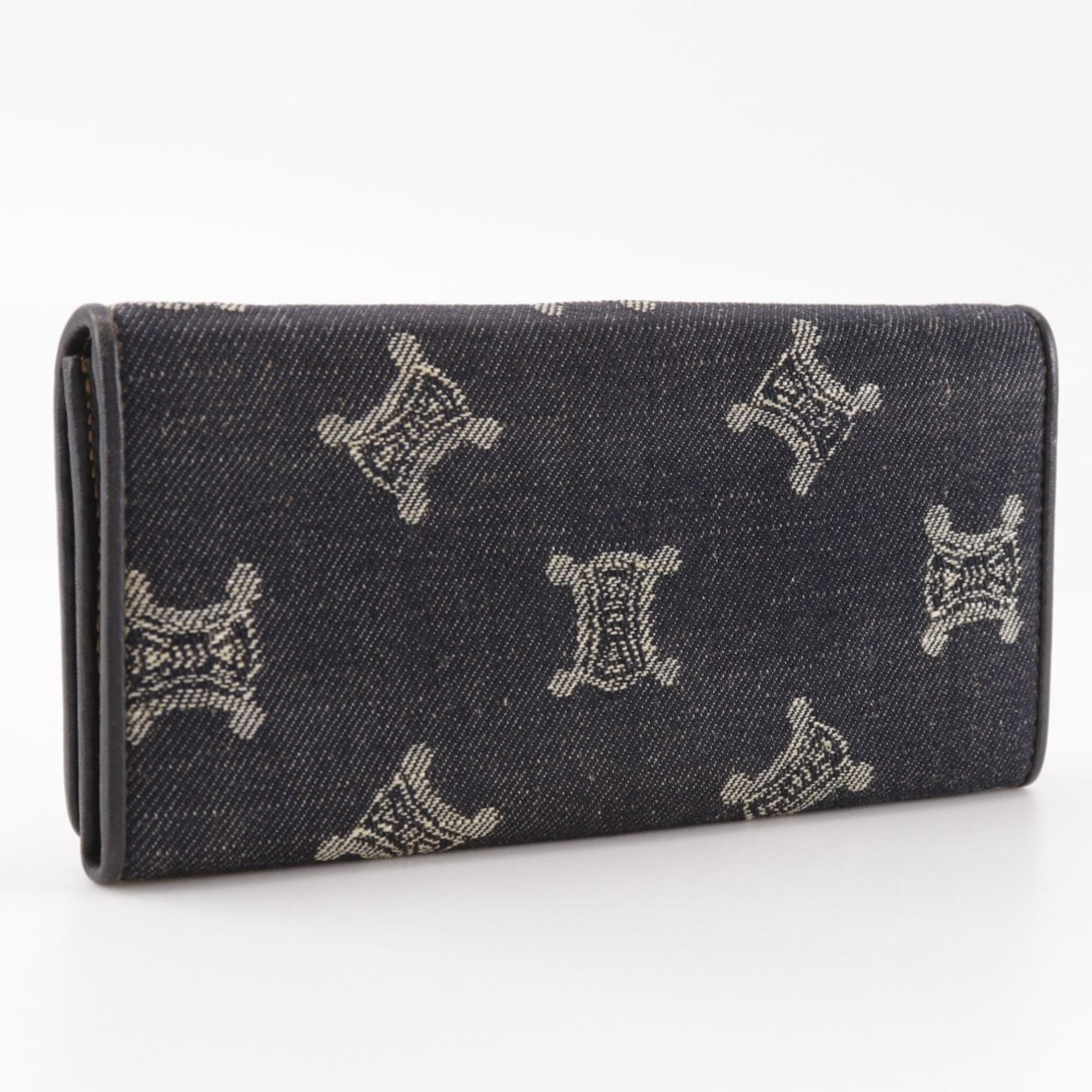 Denim Long Wallet (Bi-Fold) (Pre-Owned) - Celine - Modalova