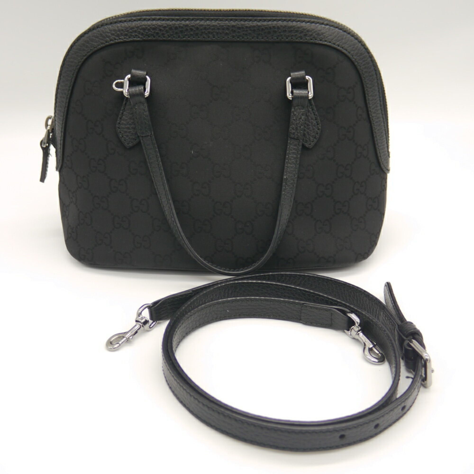 Nylon Leather Handbag Shoulder Bag (Pre-Owned) - Gucci - Modalova