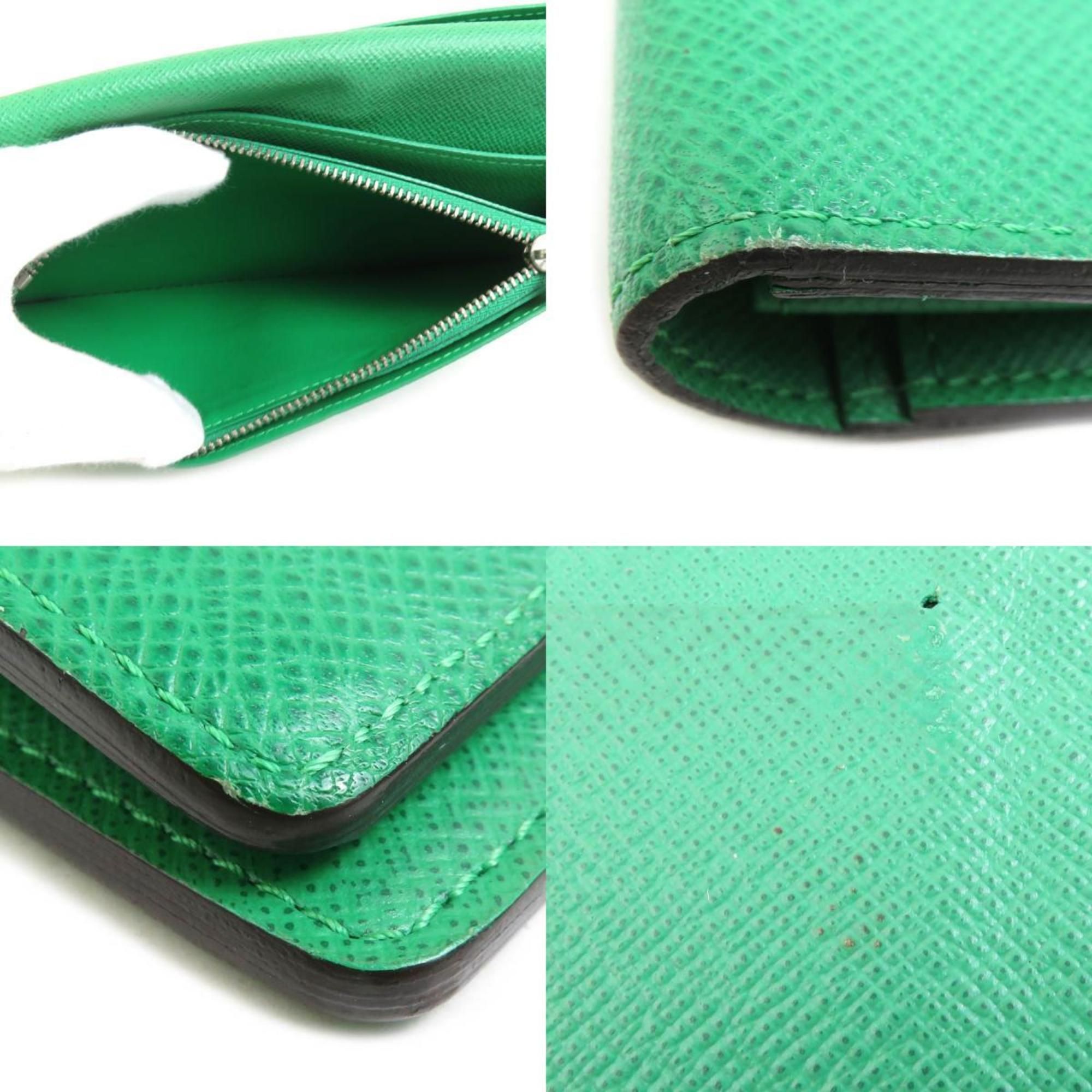 Taiga Leather Long Wallet (Bi-Fold) (Pre-Owned) - Louis Vuitton - Modalova