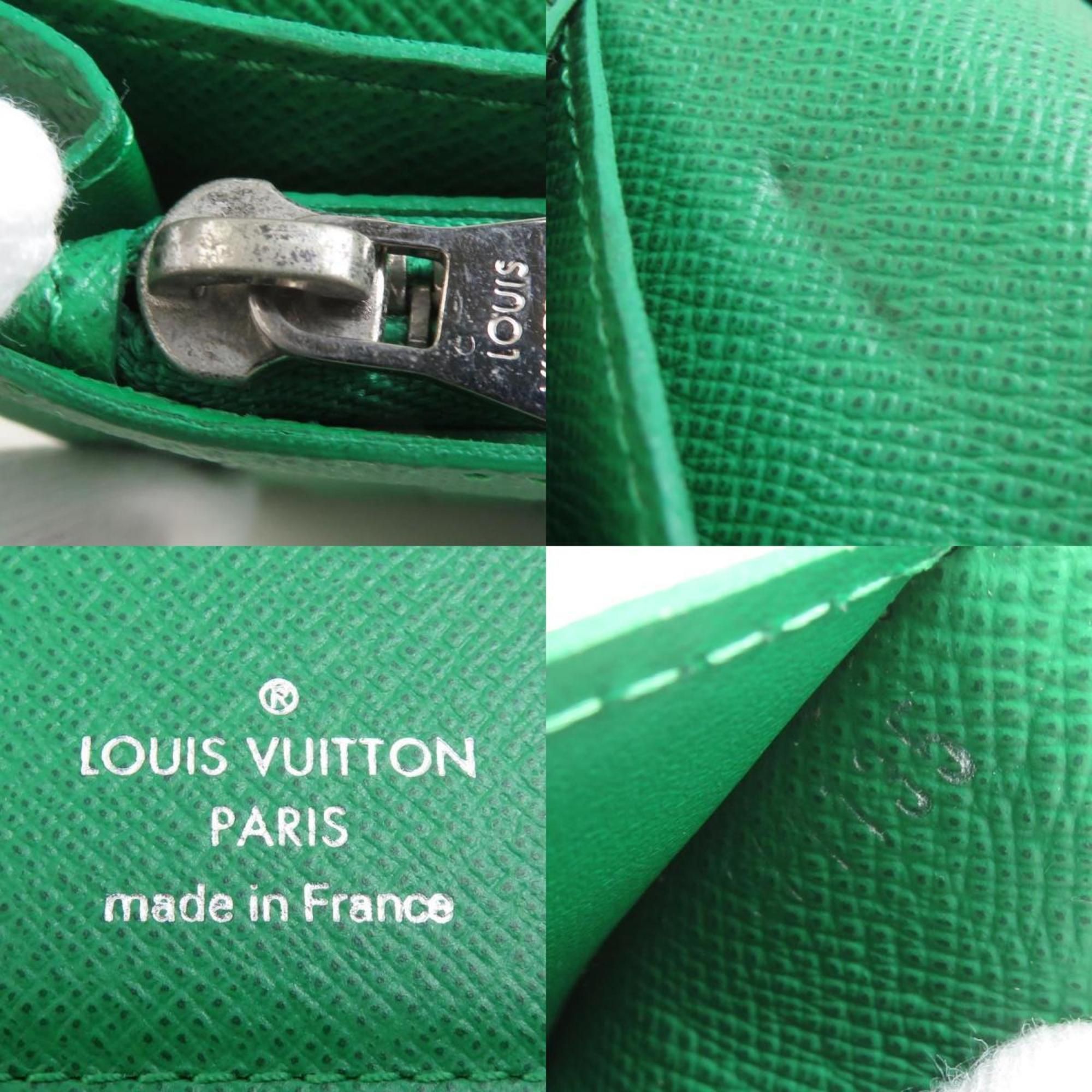 Taiga Leather Long Wallet (Bi-Fold) (Pre-Owned) - Louis Vuitton - Modalova