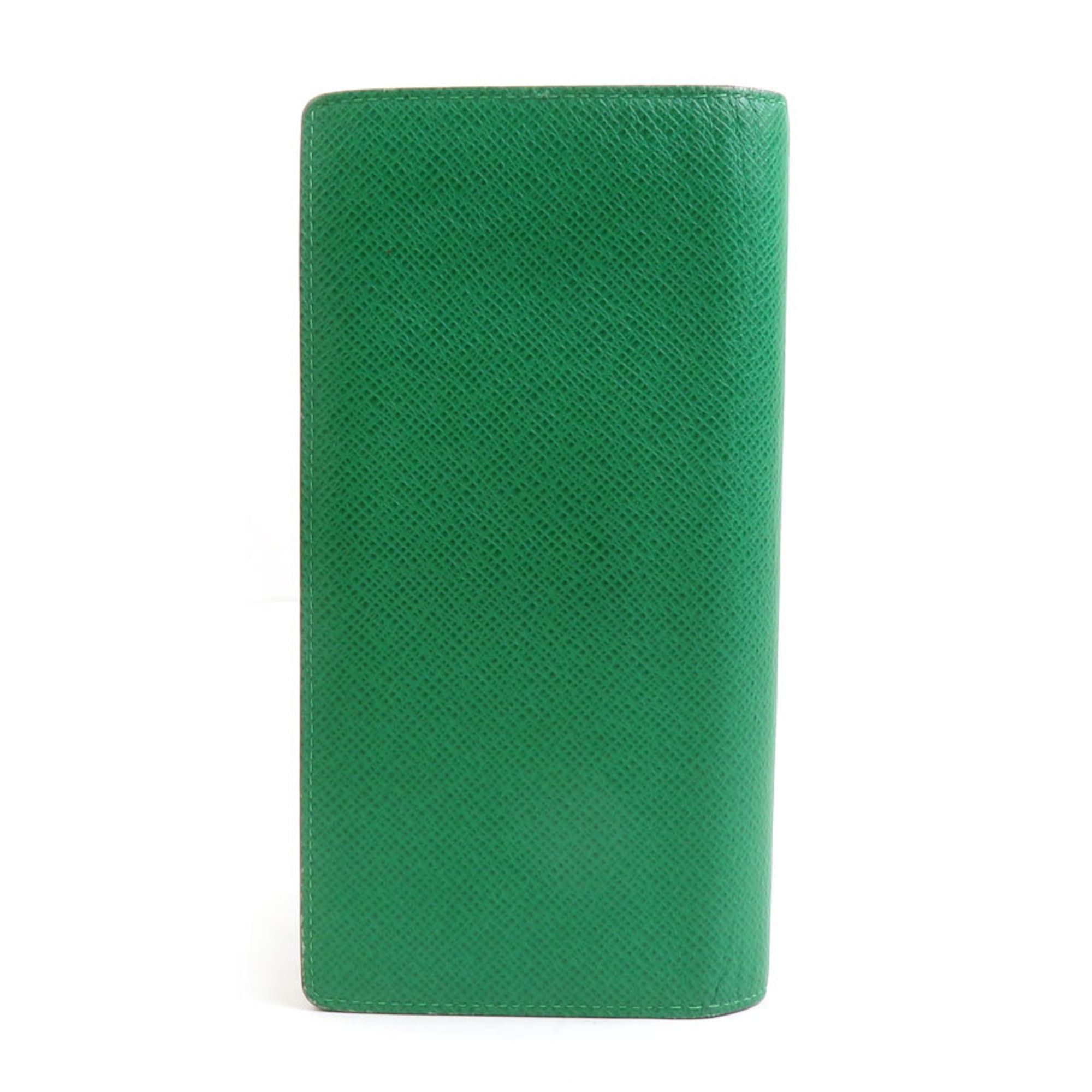 Taiga Leather Long Wallet (Bi-Fold) (Pre-Owned) - Louis Vuitton - Modalova