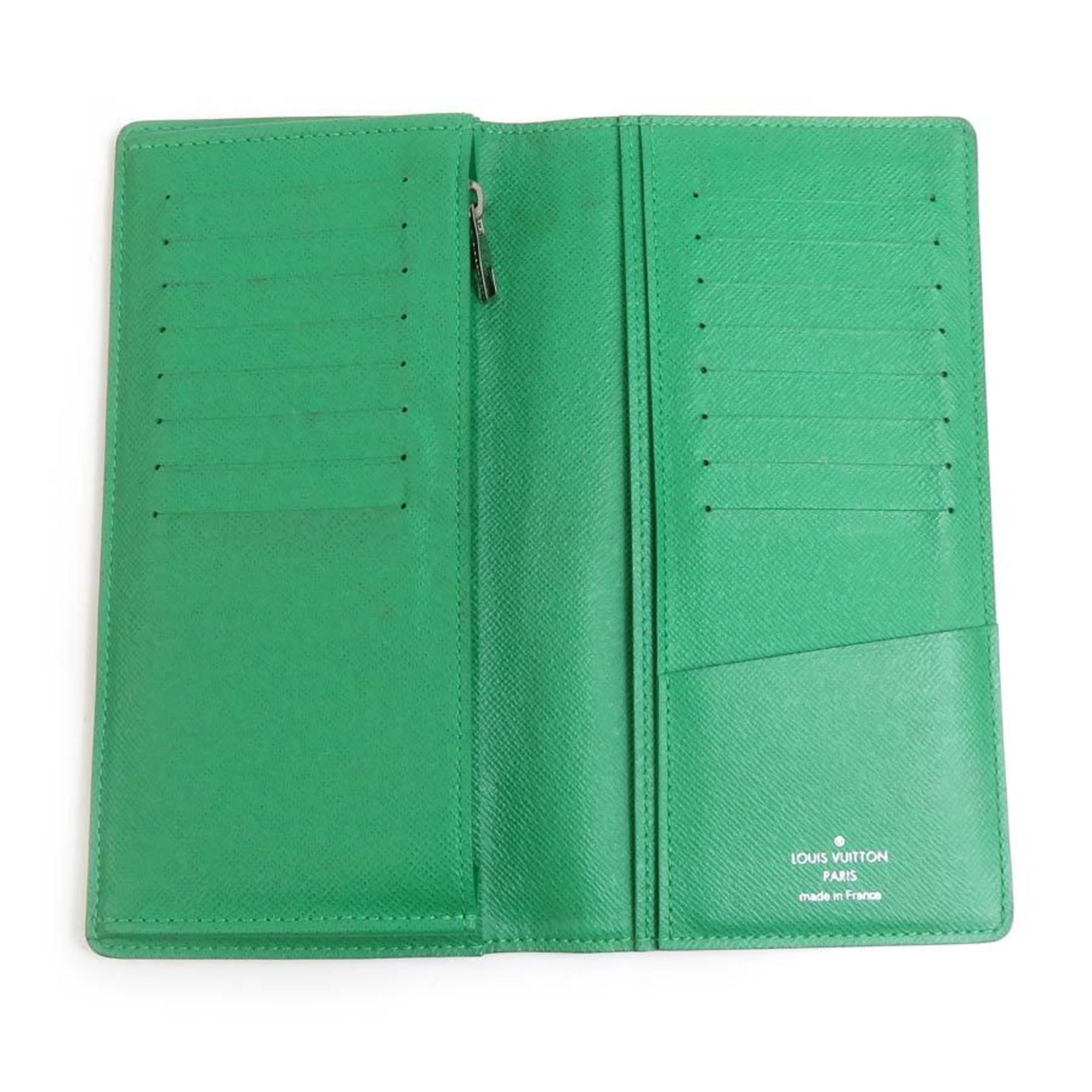 Taiga Leather Long Wallet (Bi-Fold) (Pre-Owned) - Louis Vuitton - Modalova