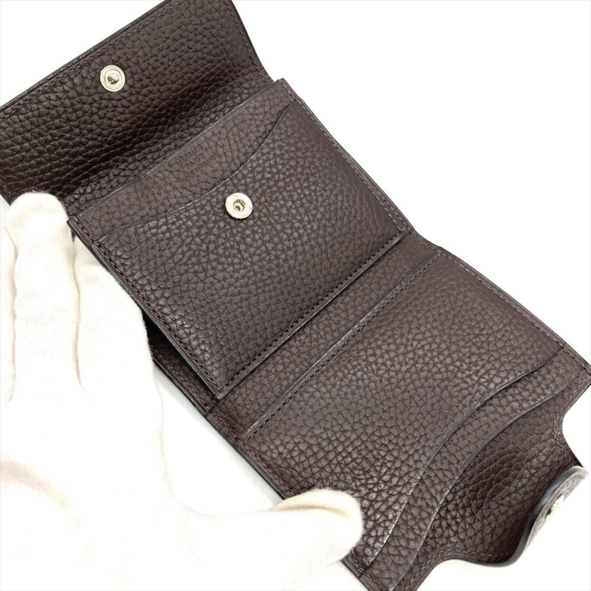 Vache Leather Wallet (Bi-Fold) (Pre-Owned) - Hermes - Modalova