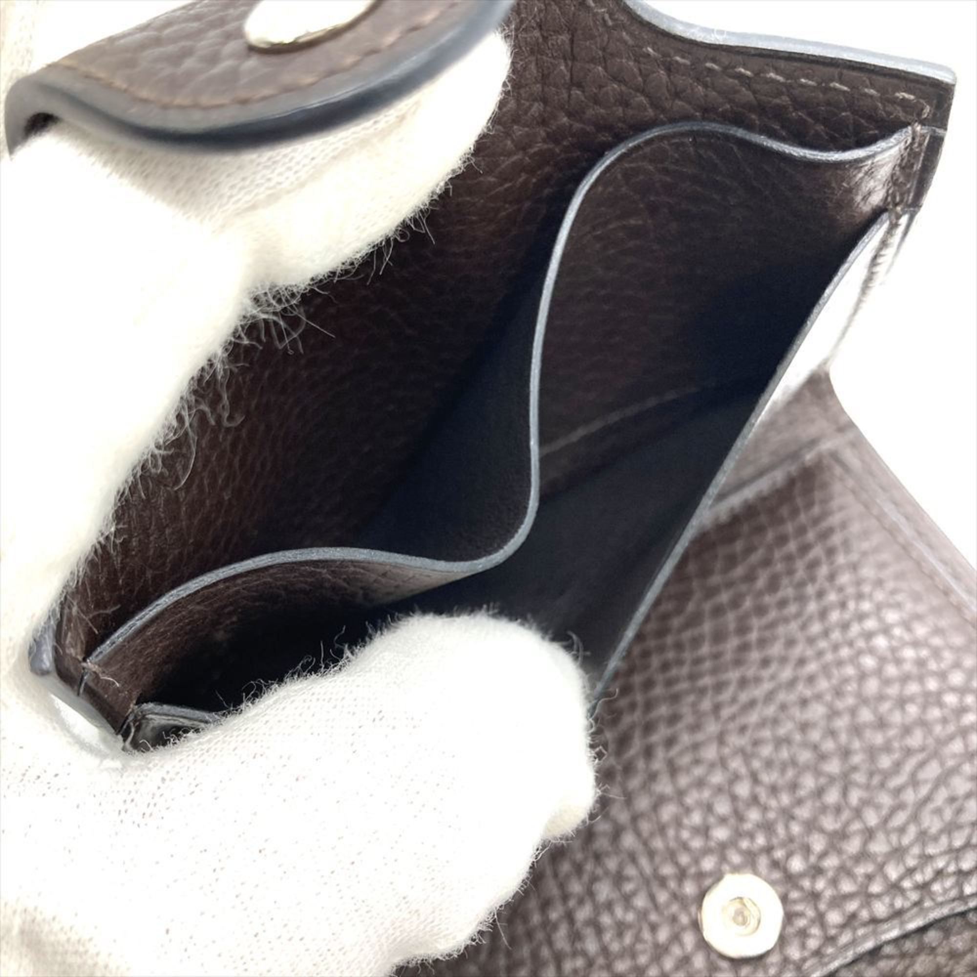 Vache Leather Wallet (Bi-Fold) (Pre-Owned) - Hermes - Modalova