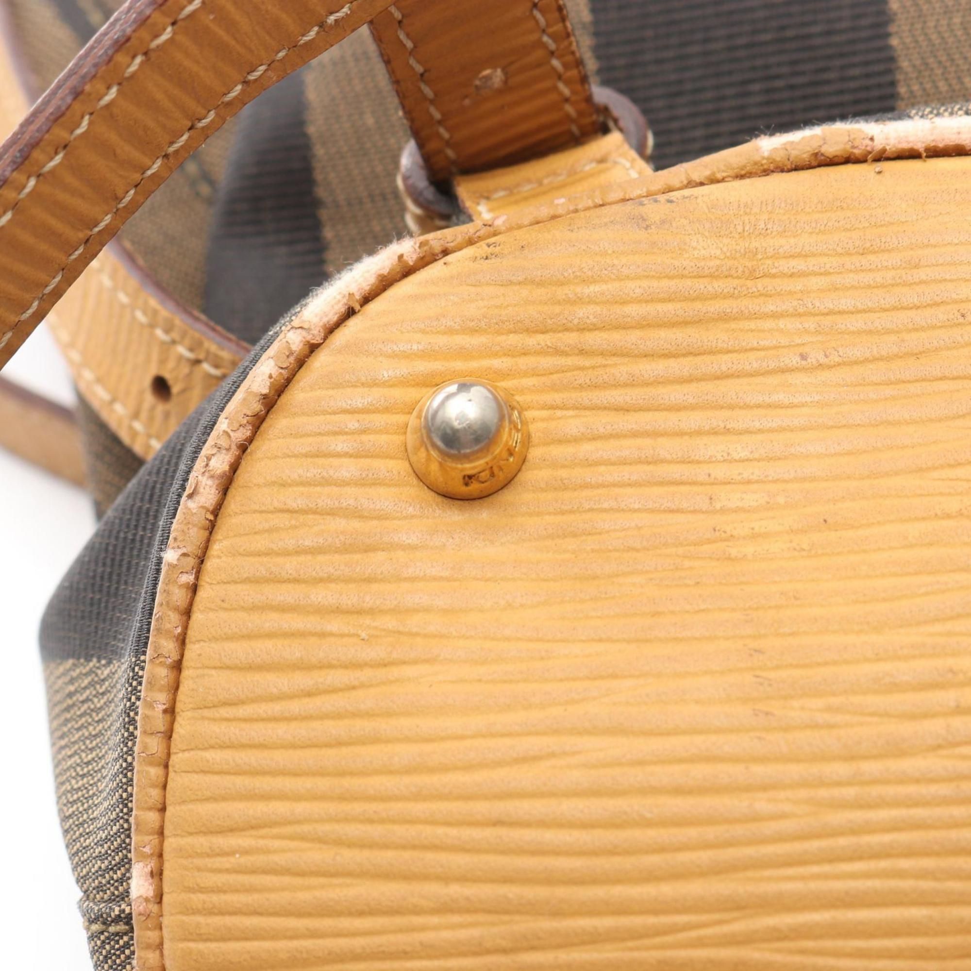 Canvas Leather Backpack Handbag (Pre-Owned) - Fendi - Modalova