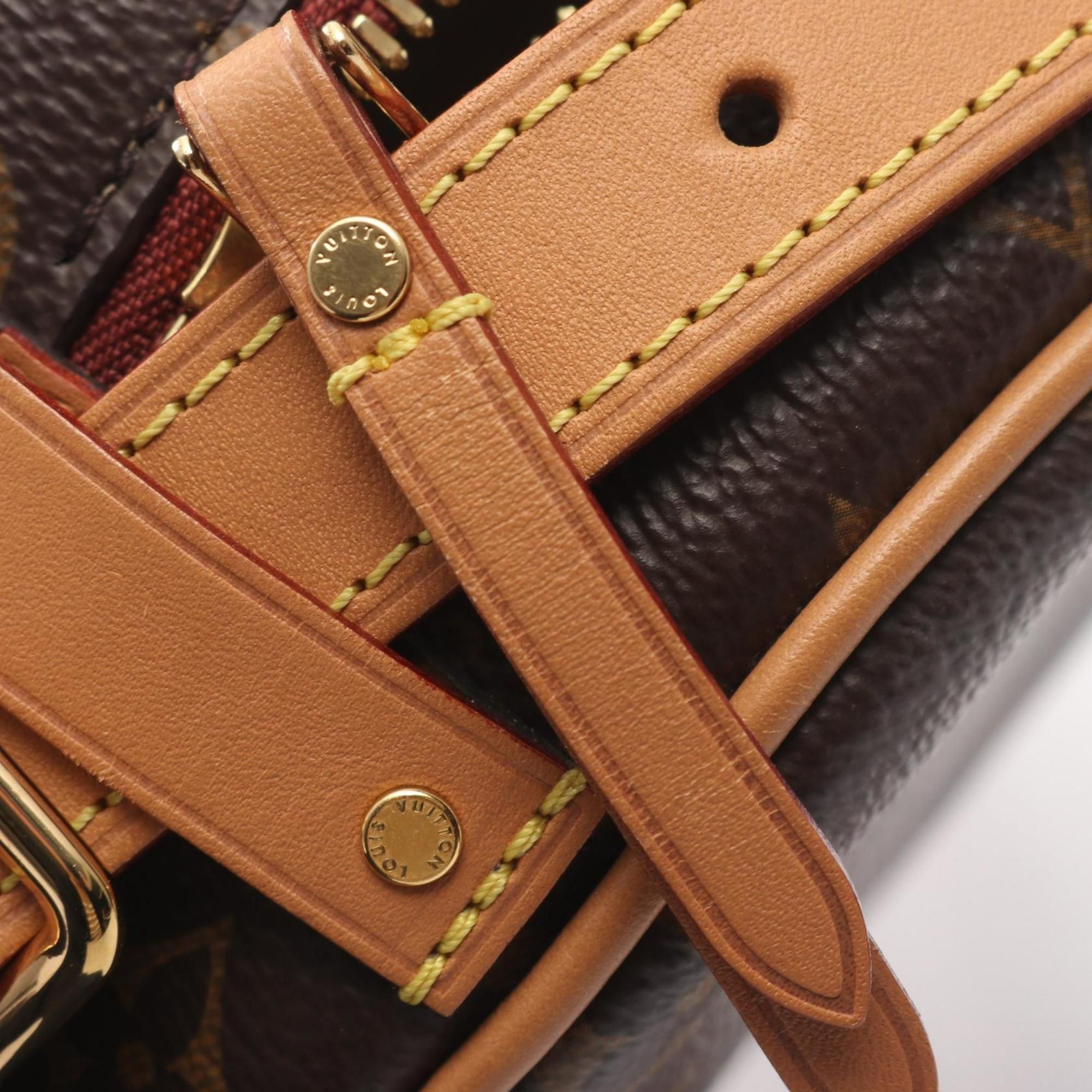 Coated Canvas Handbag Shoulder Bag (Pre-Owned) - Louis Vuitton - Modalova