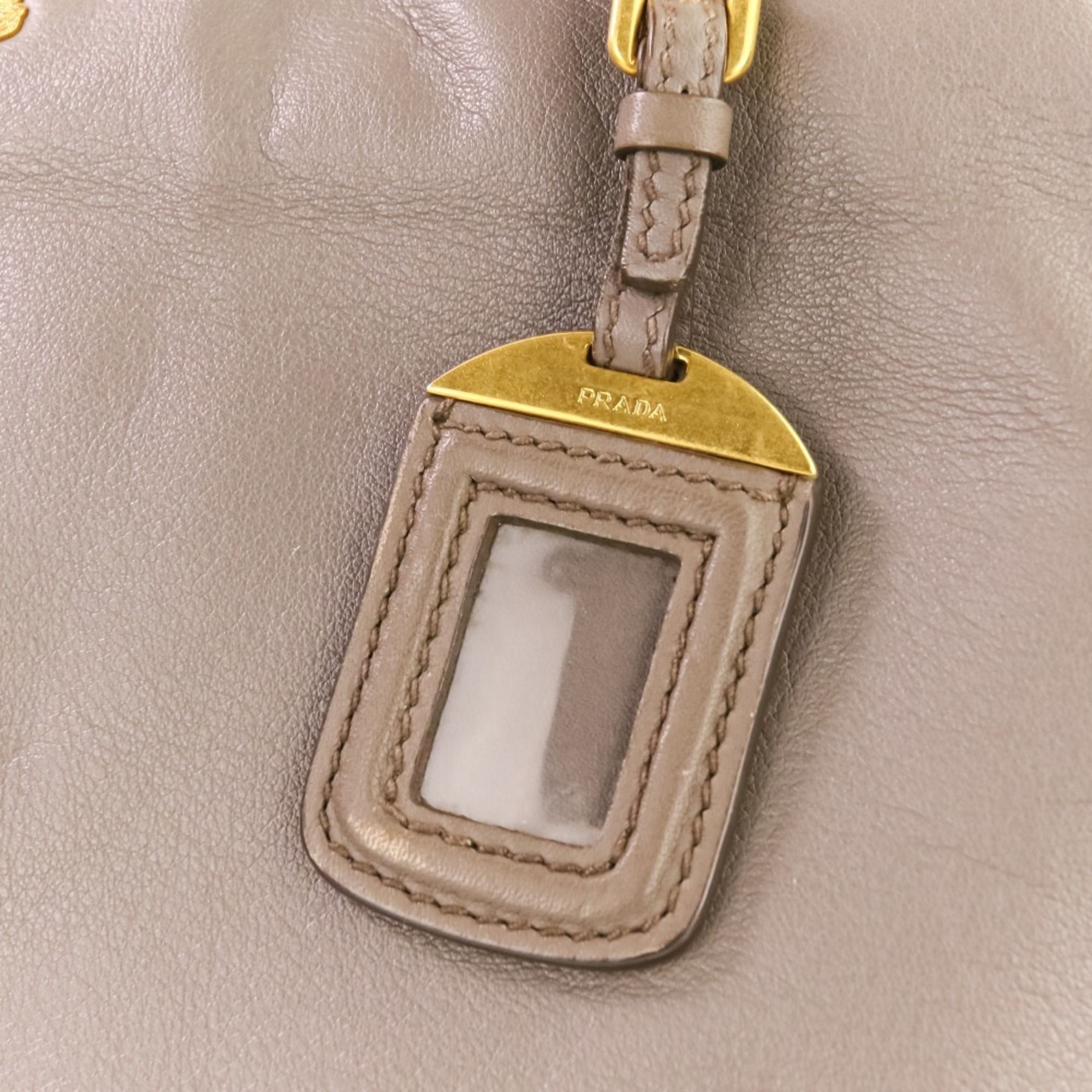 Leather Shoulder Bag Tote Bag (Pre-Owned) - Prada - Modalova