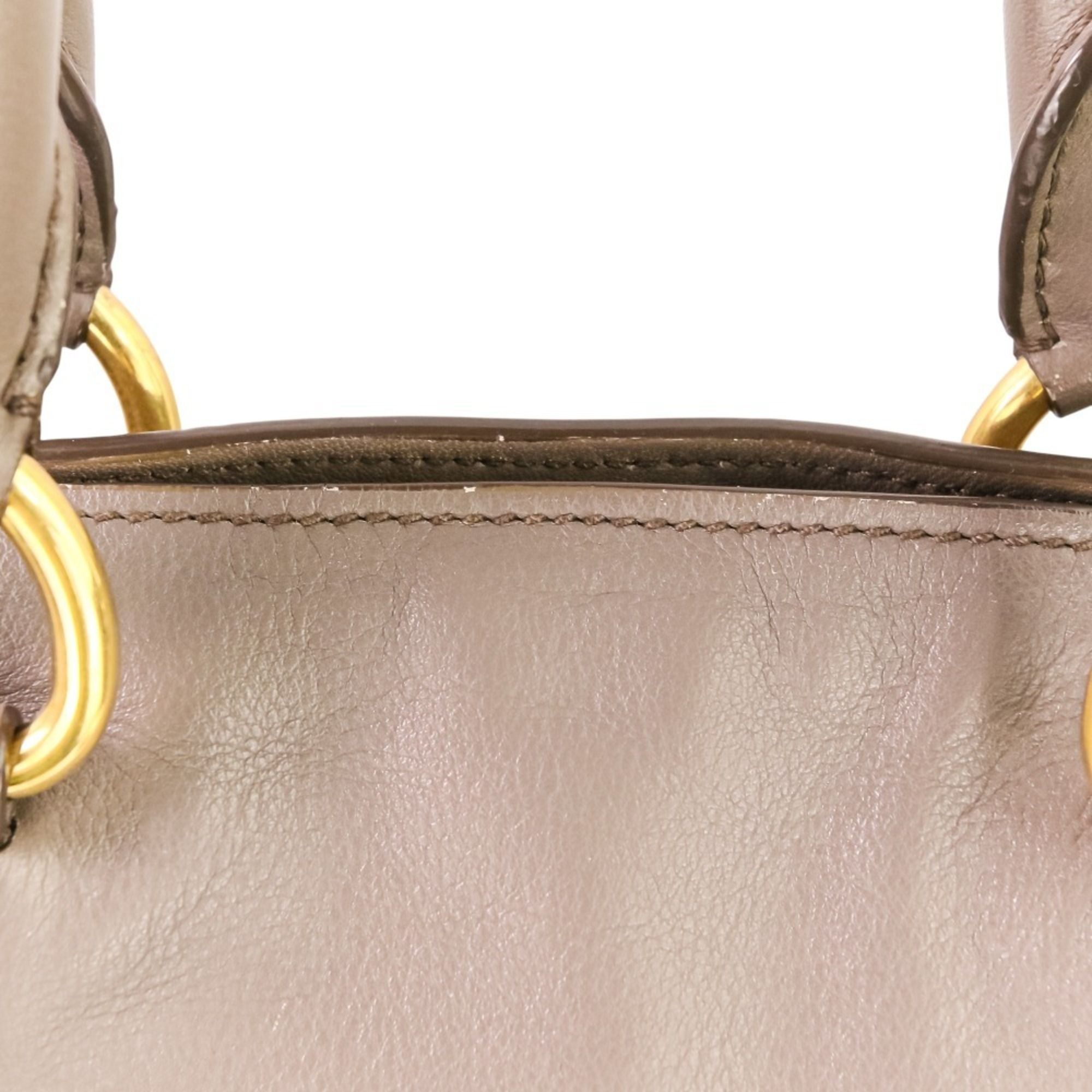Leather Shoulder Bag Tote Bag (Pre-Owned) - Prada - Modalova