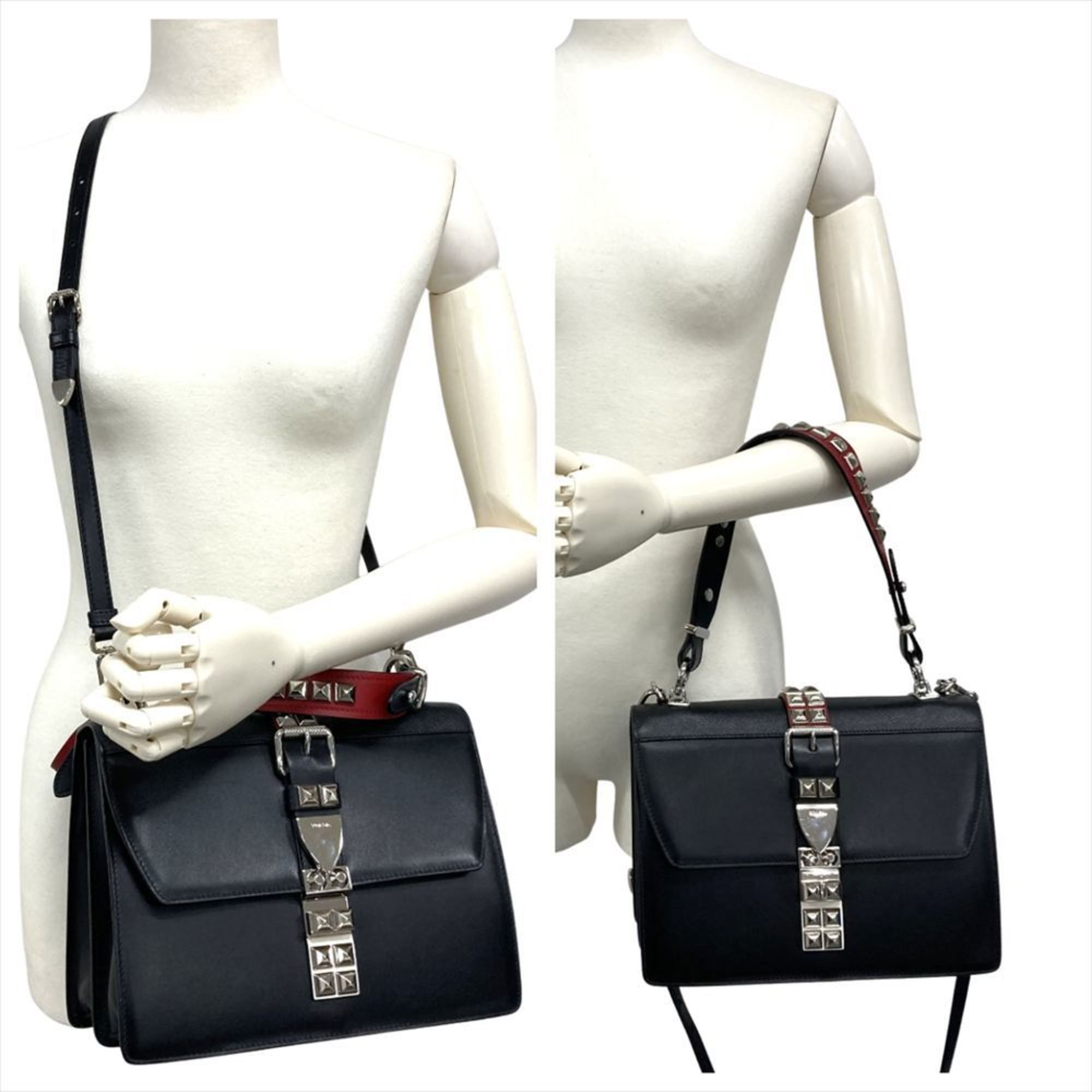 Leather Shoulder Bag (Pre-Owned) - Prada - Modalova