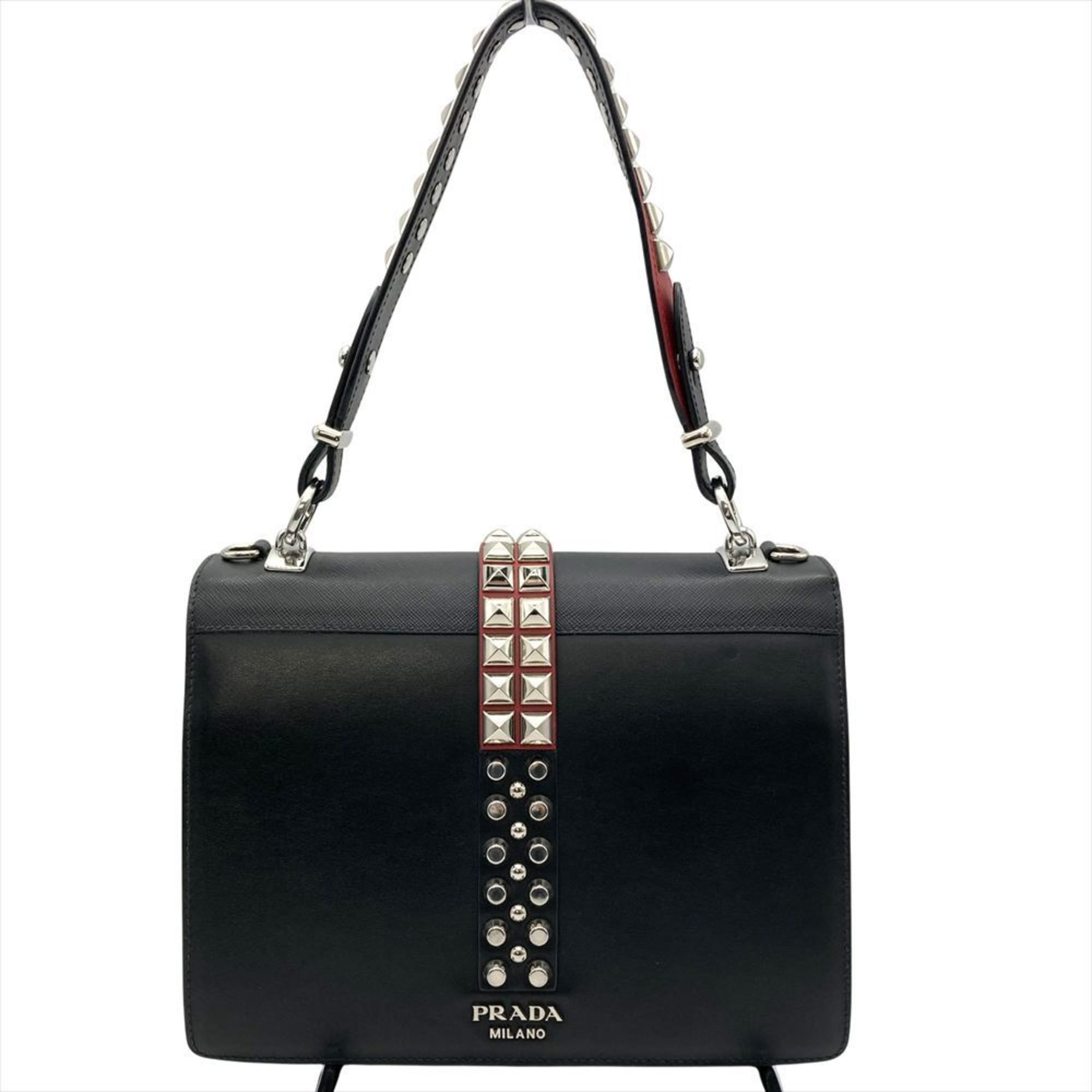 Leather Shoulder Bag (Pre-Owned) - Prada - Modalova