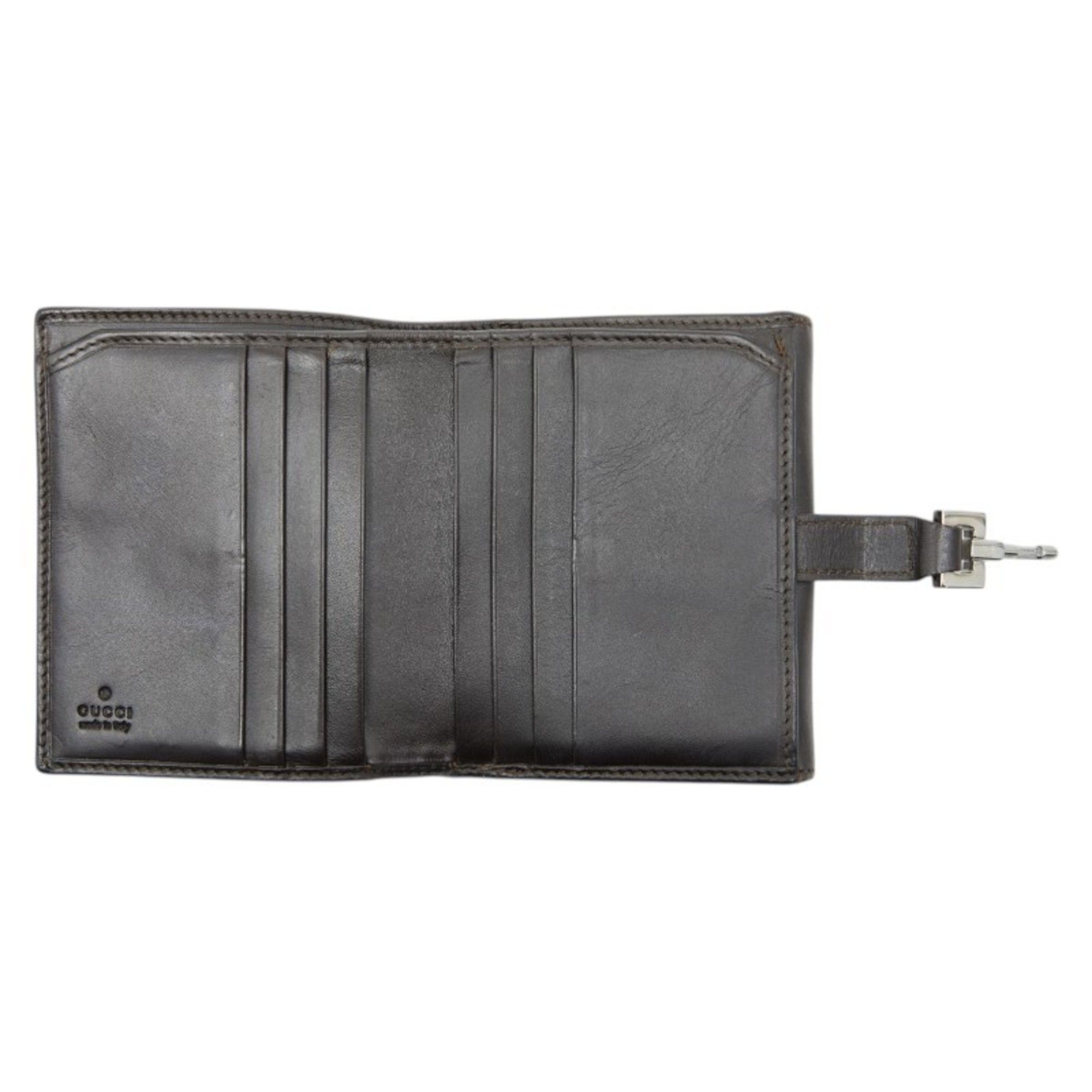 Canvas Leather Wallet (Bi-Fold) (Pre-Owned) - Gucci - Modalova