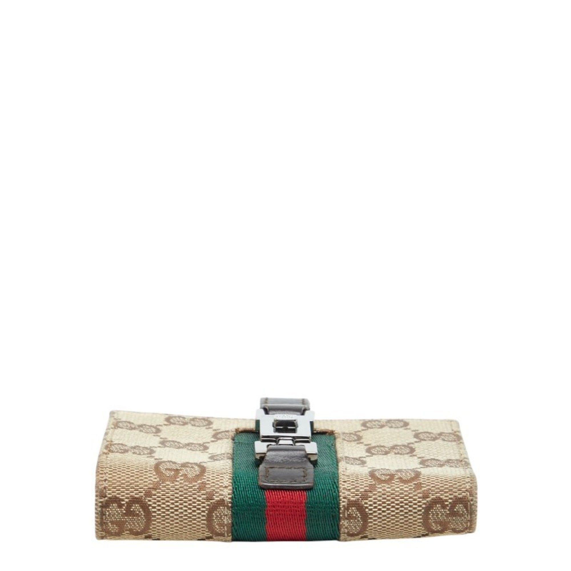 Canvas Leather Wallet (Bi-Fold) (Pre-Owned) - Gucci - Modalova