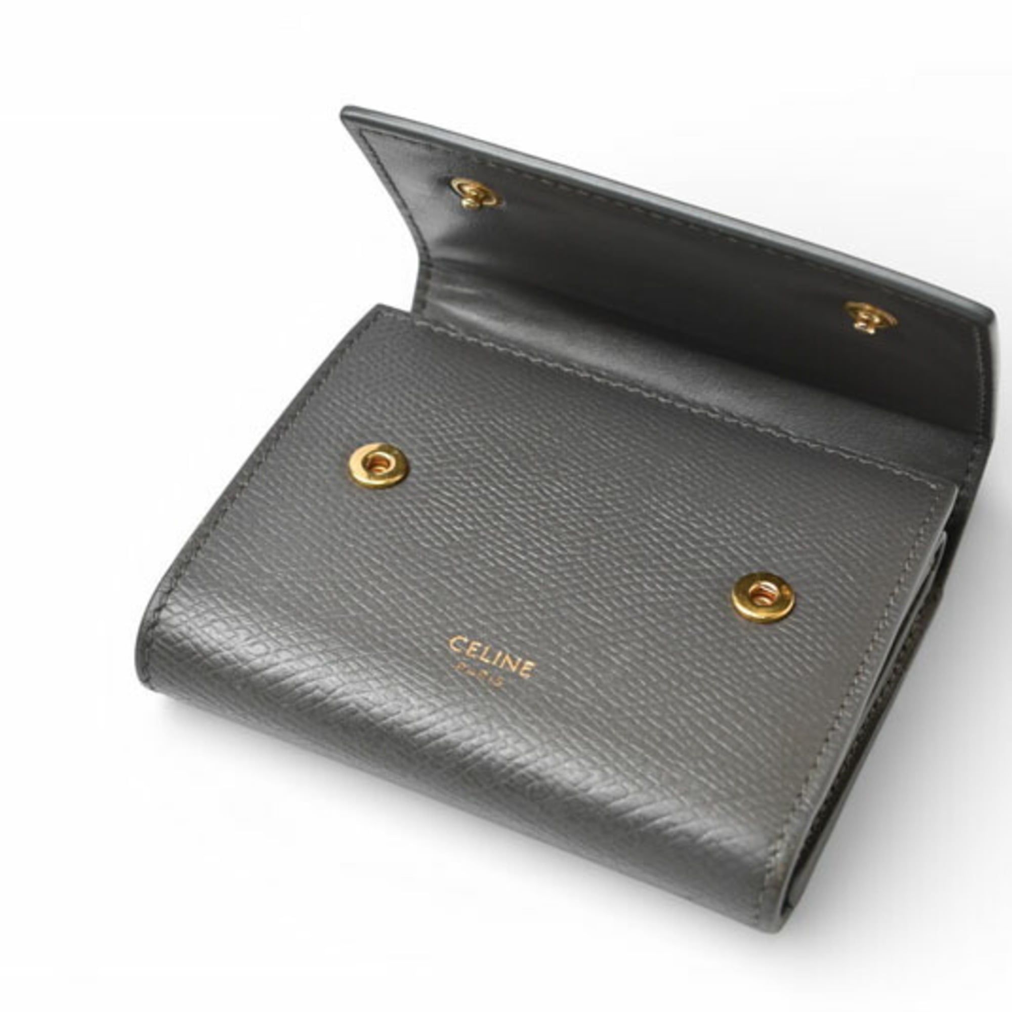 Leather Wallet (Tri-Fold) (Pre-Owned) - Celine - Modalova