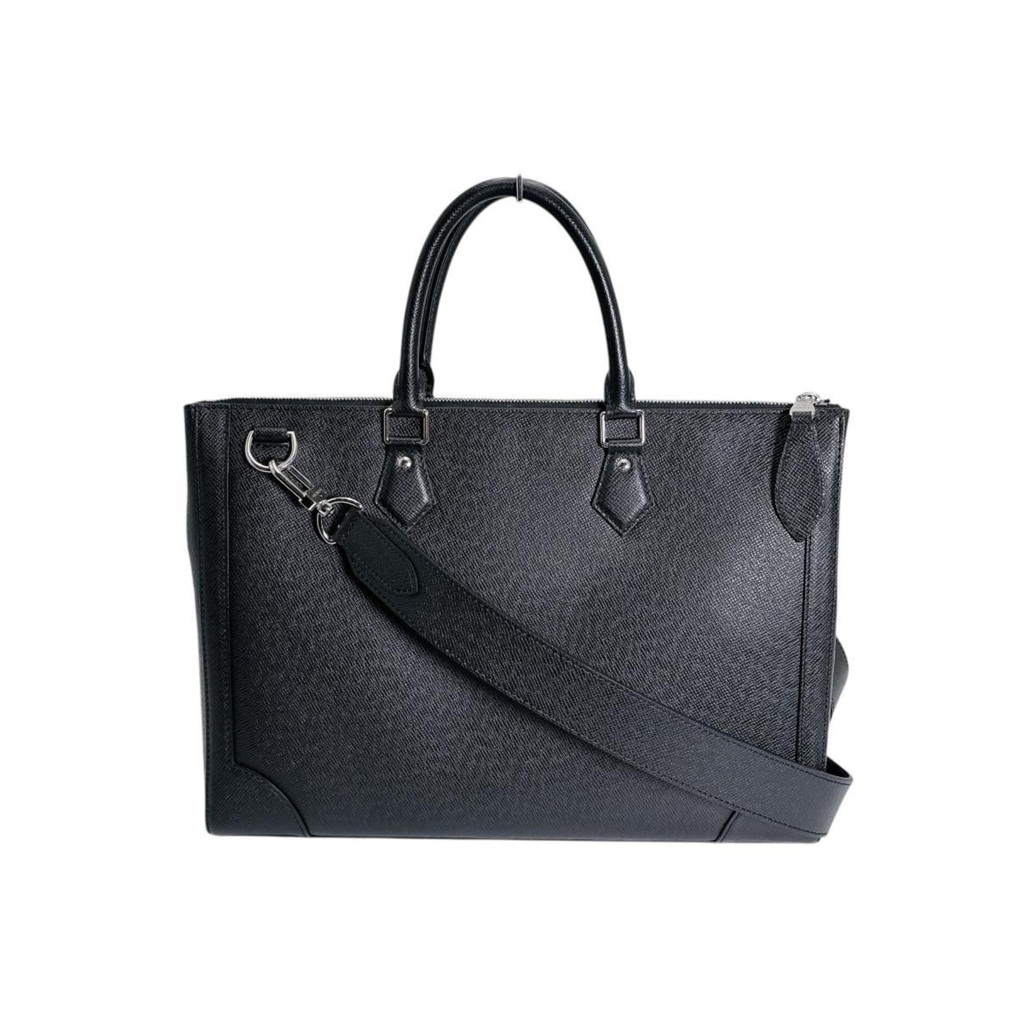 Taiga Leather Briefcase Shoulder Bag (Pre-Owned) - Louis Vuitton - Modalova