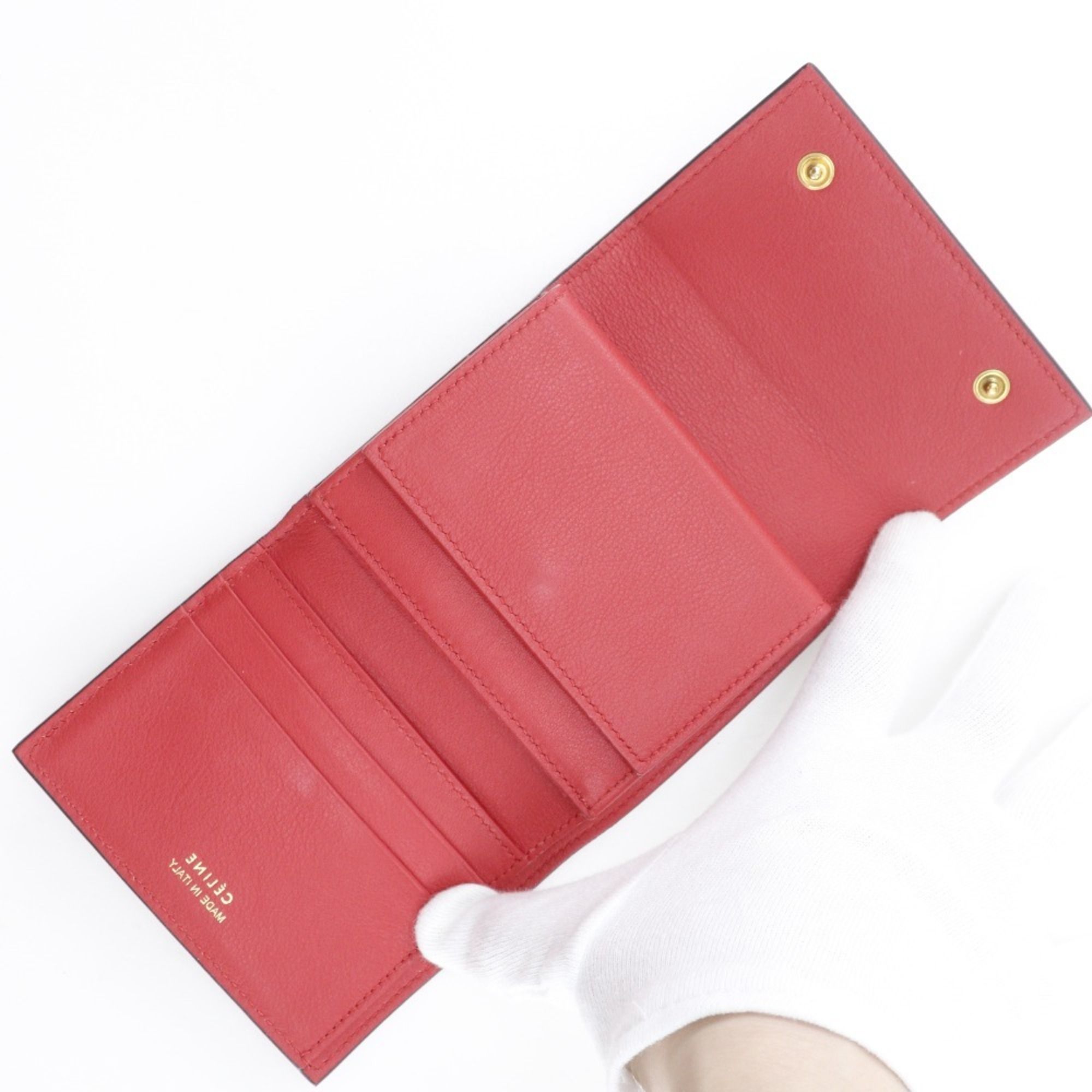Leather Wallet (Tri-Fold) (Pre-Owned) - Celine - Modalova