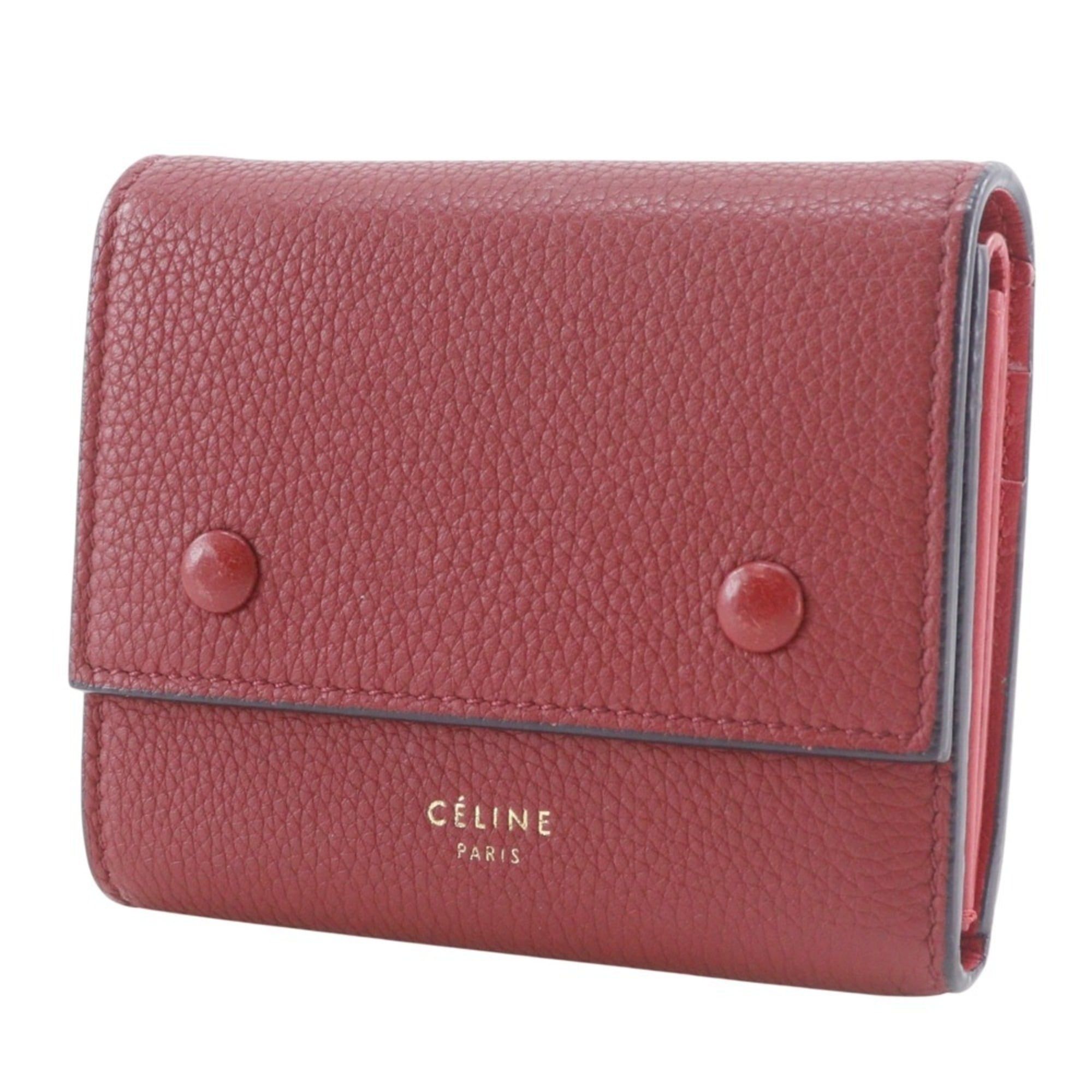 Leather Wallet (Tri-Fold) (Pre-Owned) - Celine - Modalova