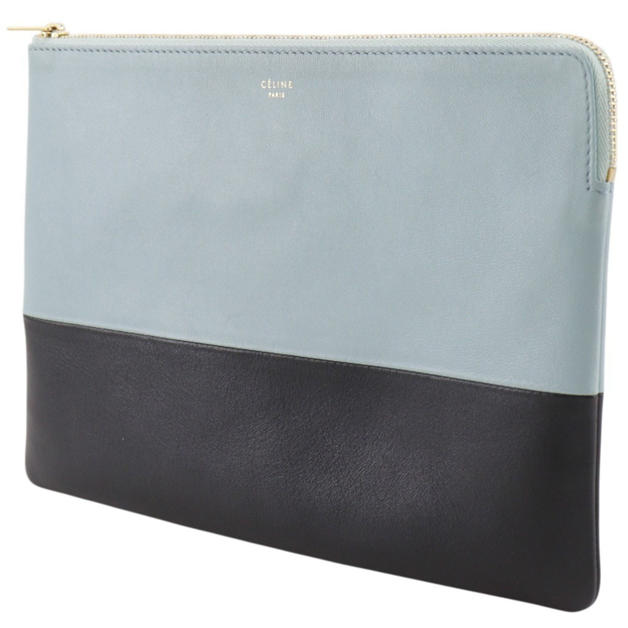 Leather Clutch Bag Pouch (Pre-Owned) - Celine - Modalova
