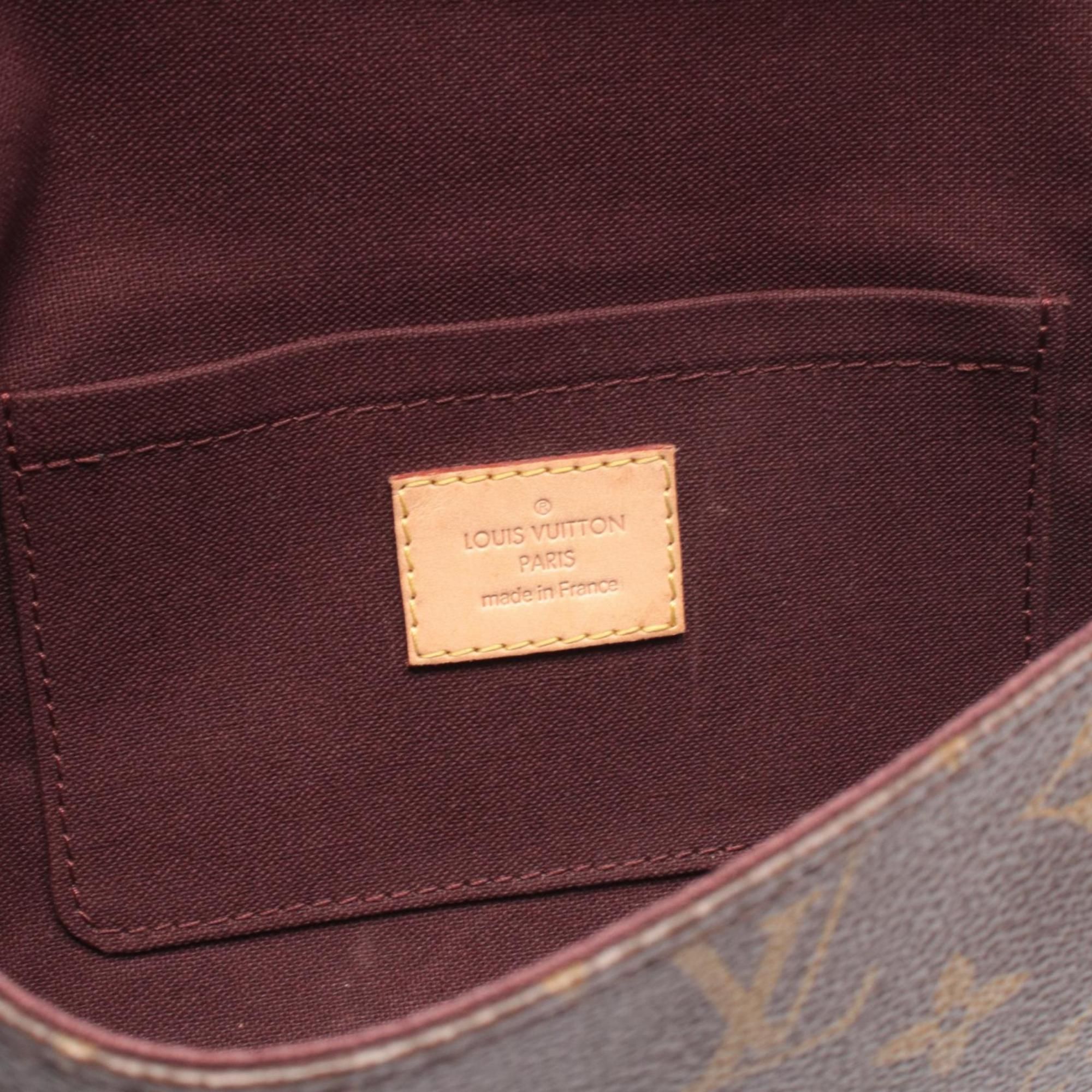Coated Canvas Leather Handbag Pouch (Pre-Owned) - Louis Vuitton - Modalova