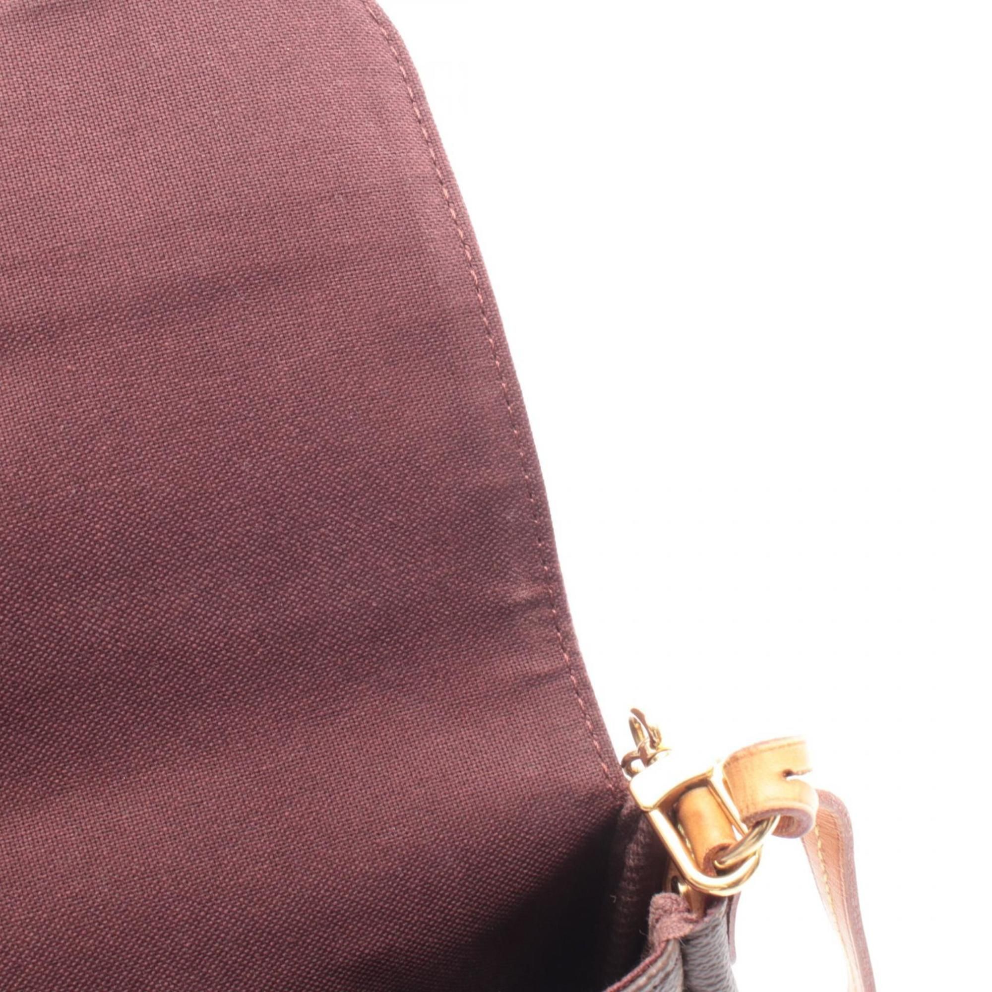 Coated Canvas Leather Handbag Pouch (Pre-Owned) - Louis Vuitton - Modalova