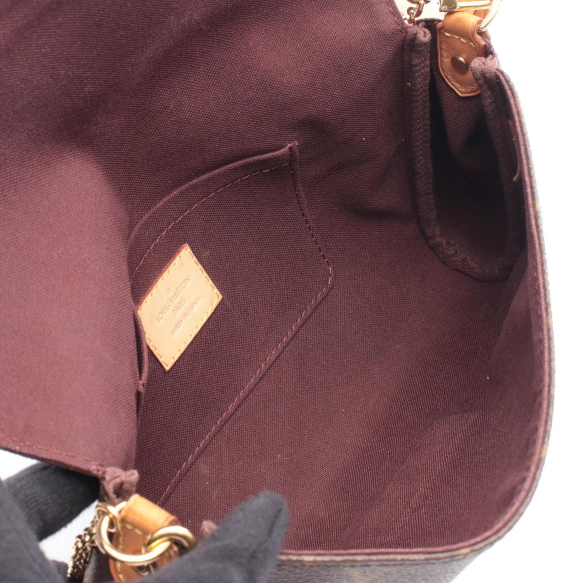 Coated Canvas Leather Handbag Pouch (Pre-Owned) - Louis Vuitton - Modalova
