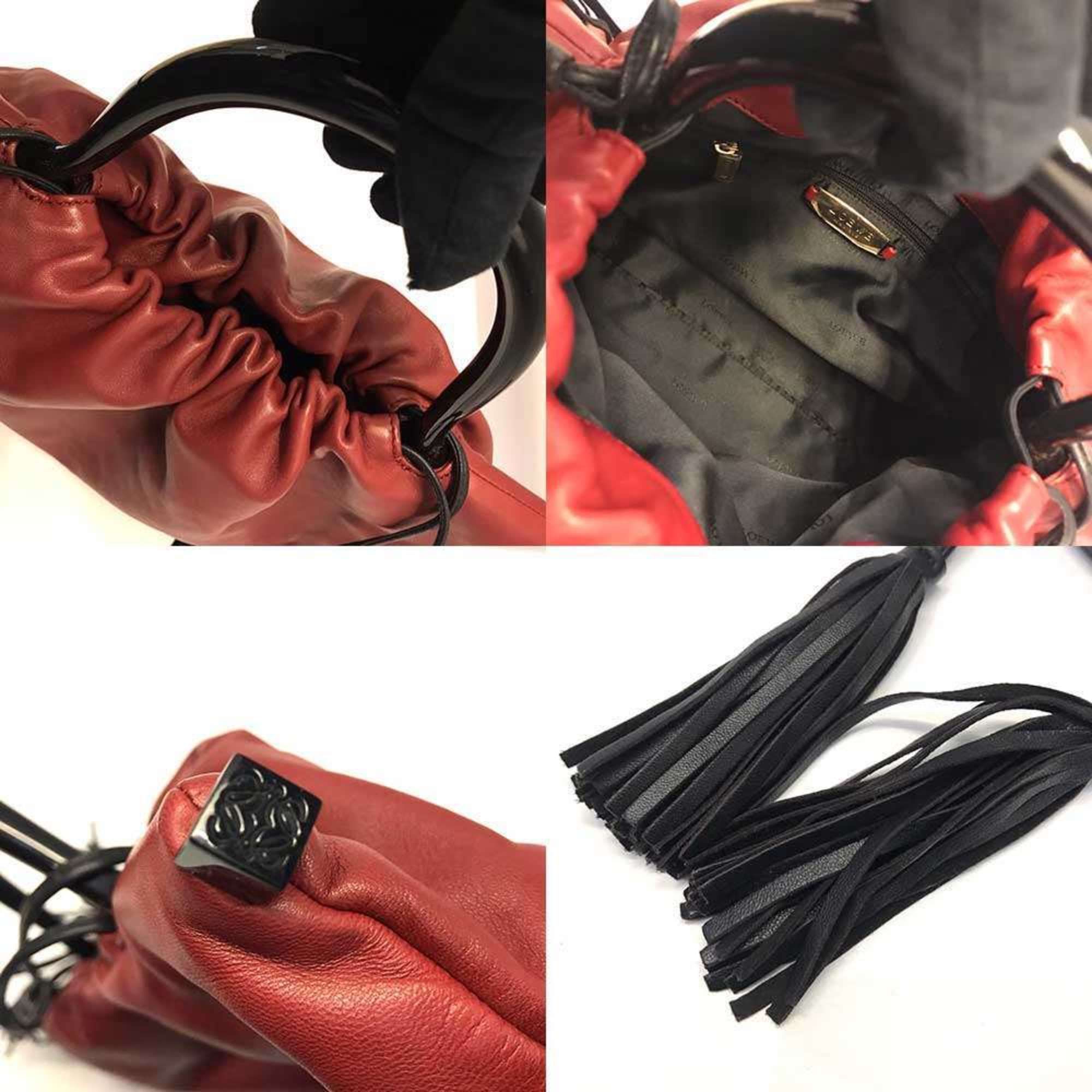 Leather Handbag (Pre-Owned) - Loewe - Modalova