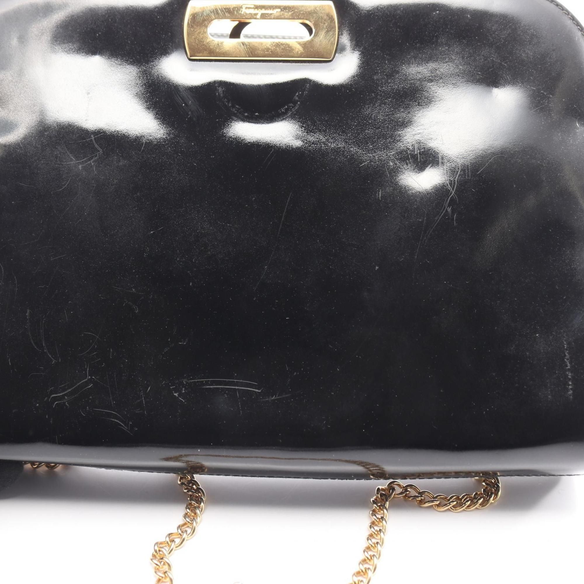 Patent Leather Handbag Shoulder Bag (Pre-Owned) - Salvatore Ferragamo - Modalova