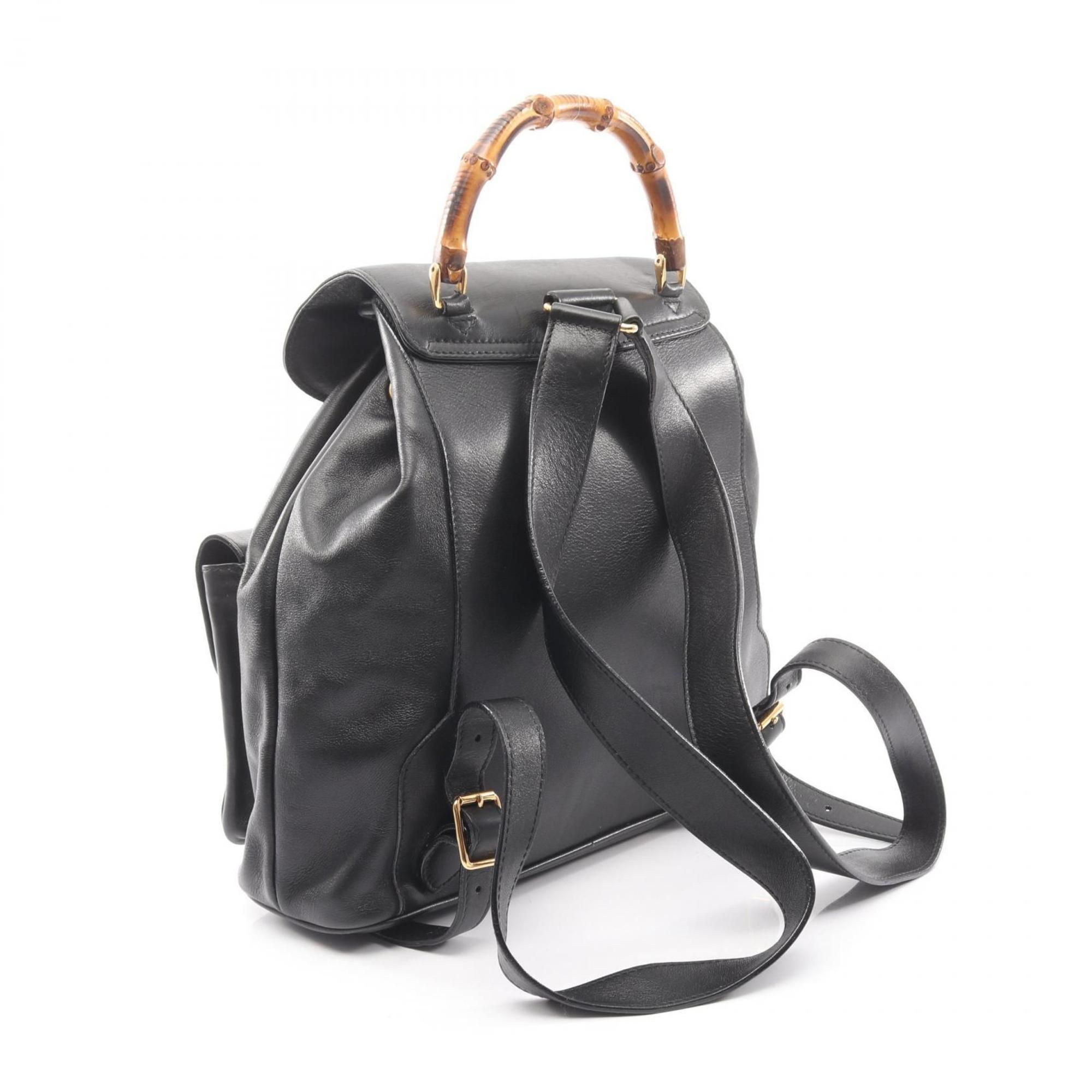 Leather Backpack (Pre-Owned) - Gucci - Modalova