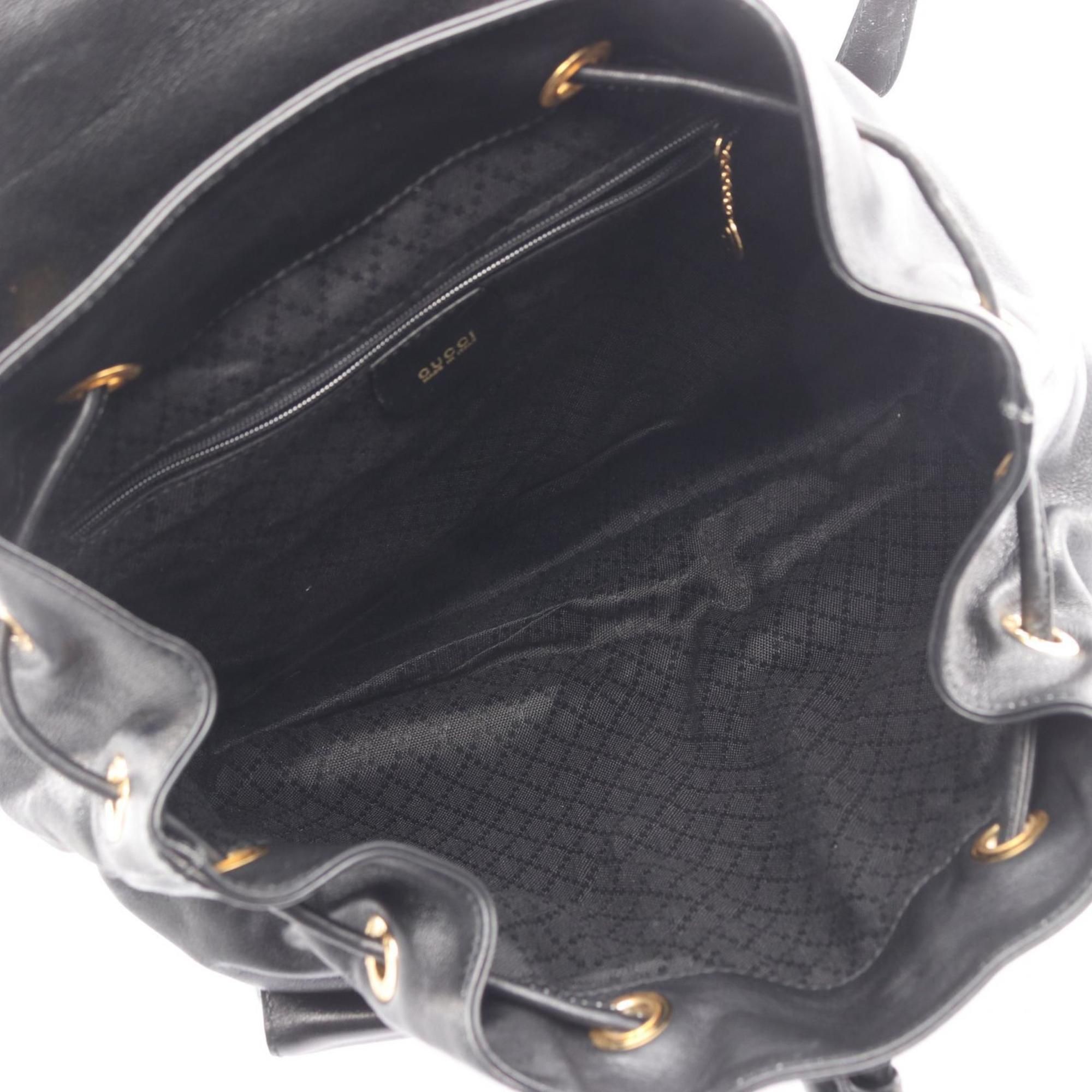 Leather Backpack (Pre-Owned) - Gucci - Modalova